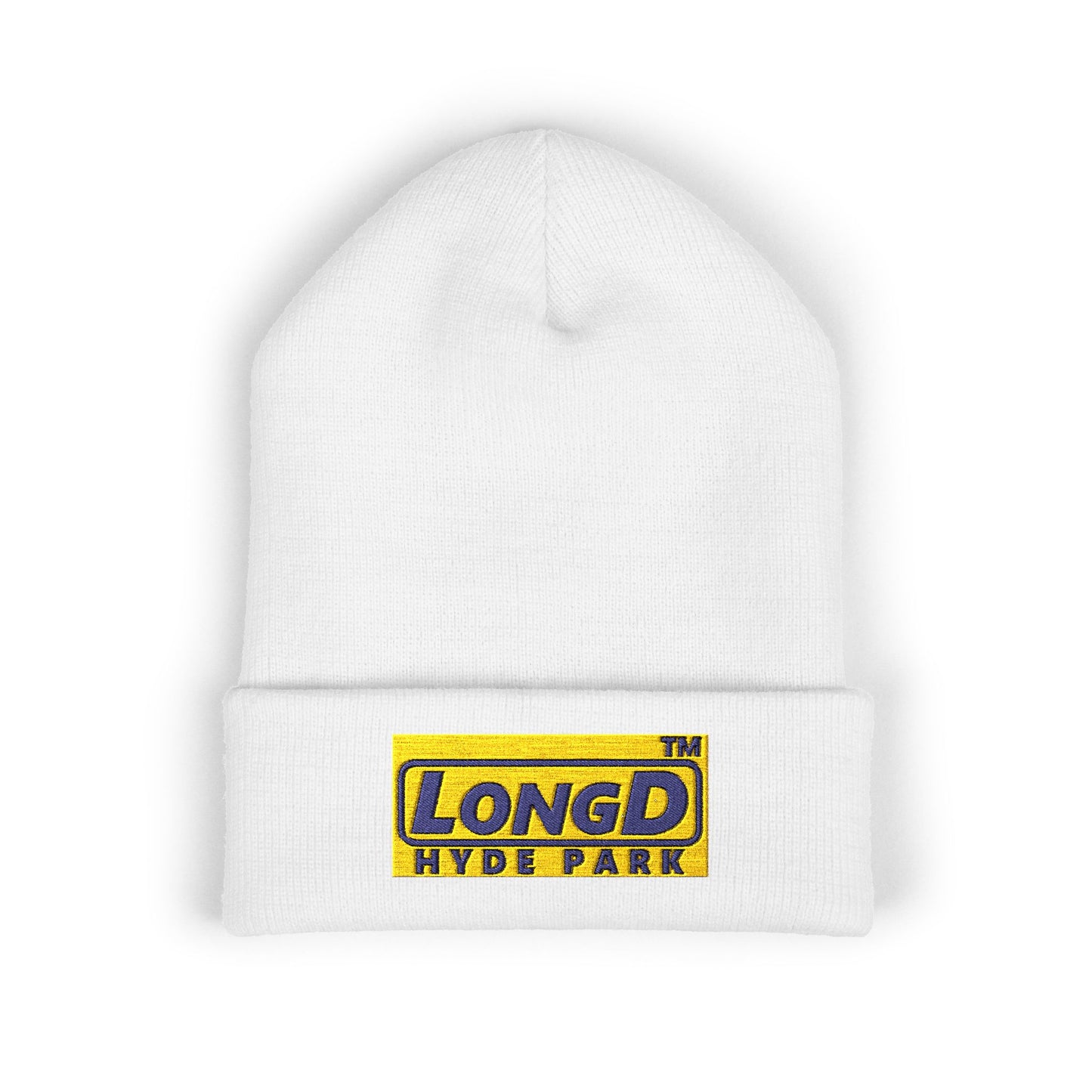 Embroidered Classic Cuffed Beanie Official Hyde Park Logo