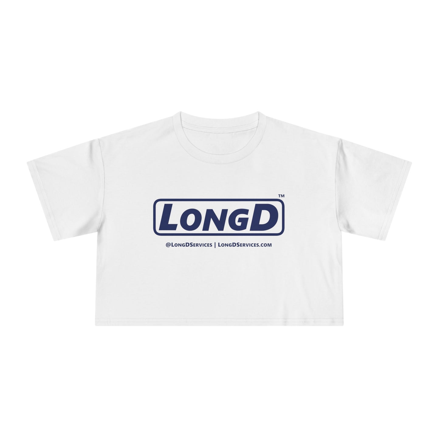 LongD Logo Women's Crop Tee (positive official)
