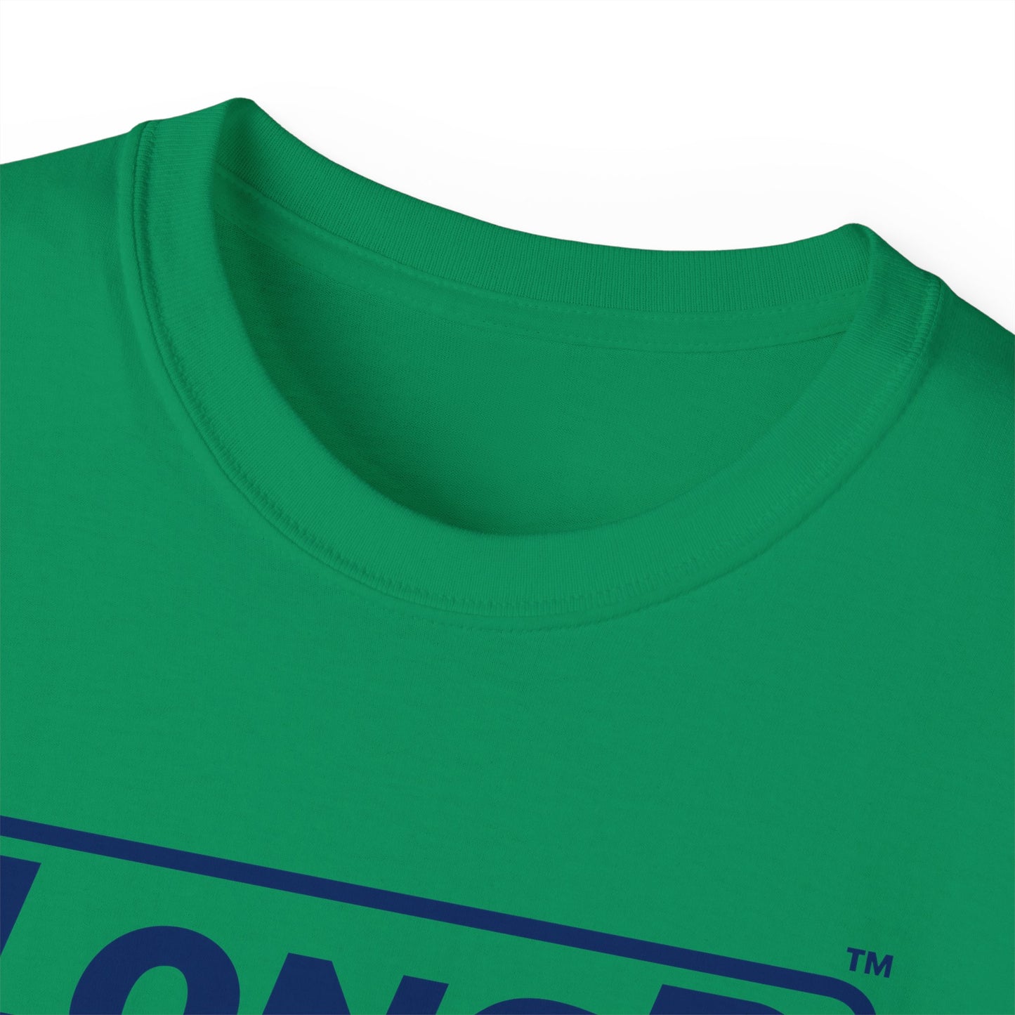LongD® Logo Cotton Tee (Mardi Gras colored shirts with blue text)