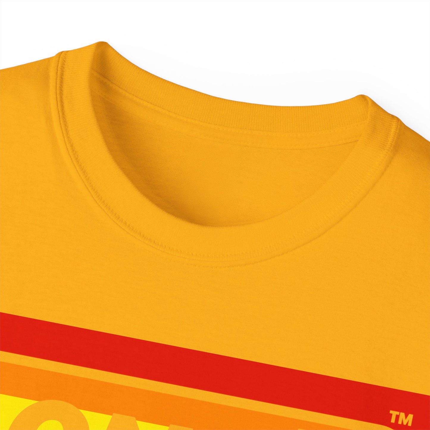 LongD® Logo Cotton Tee Pride striped negative text
