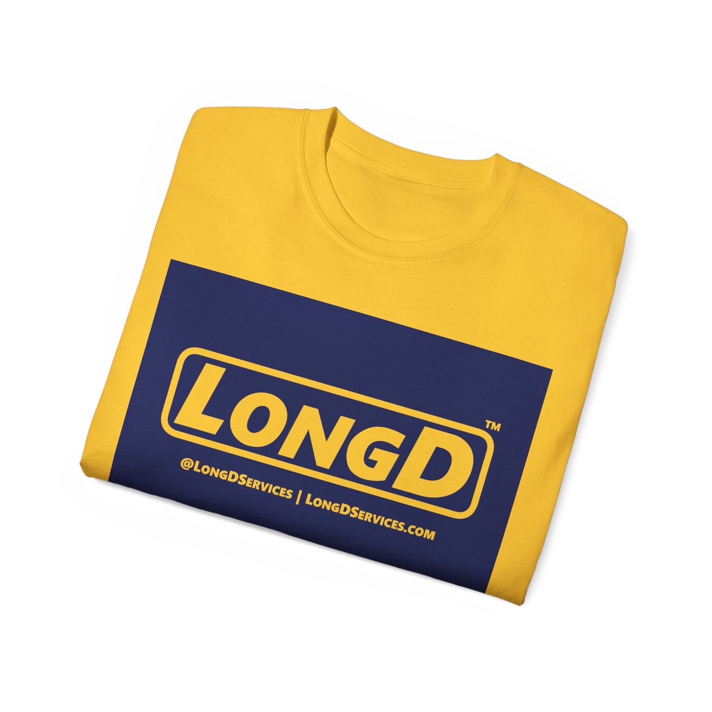 LongD Negative Logo Cotton Tee (Big block)