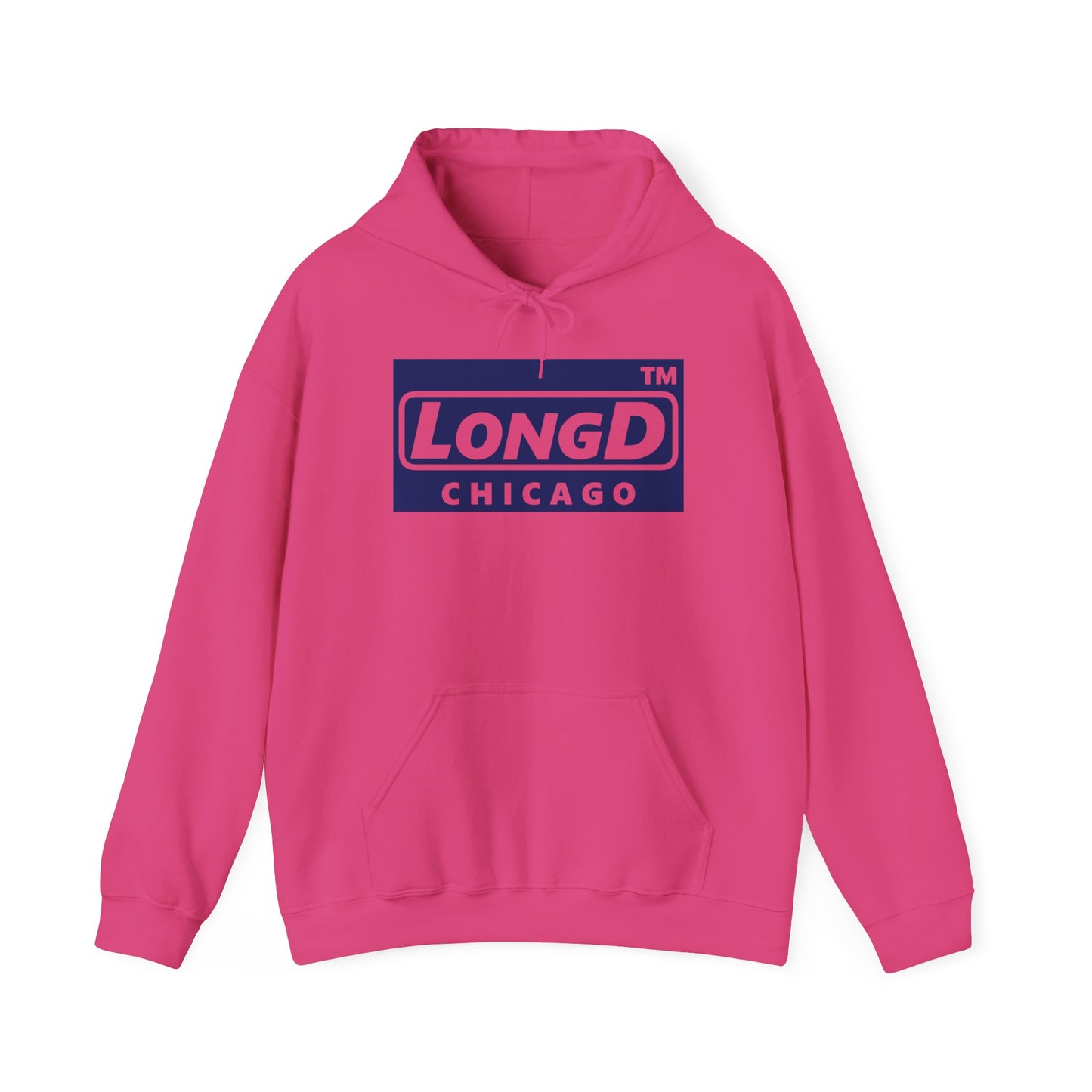 LongD® Logo (negative Chicago version) Hoodie