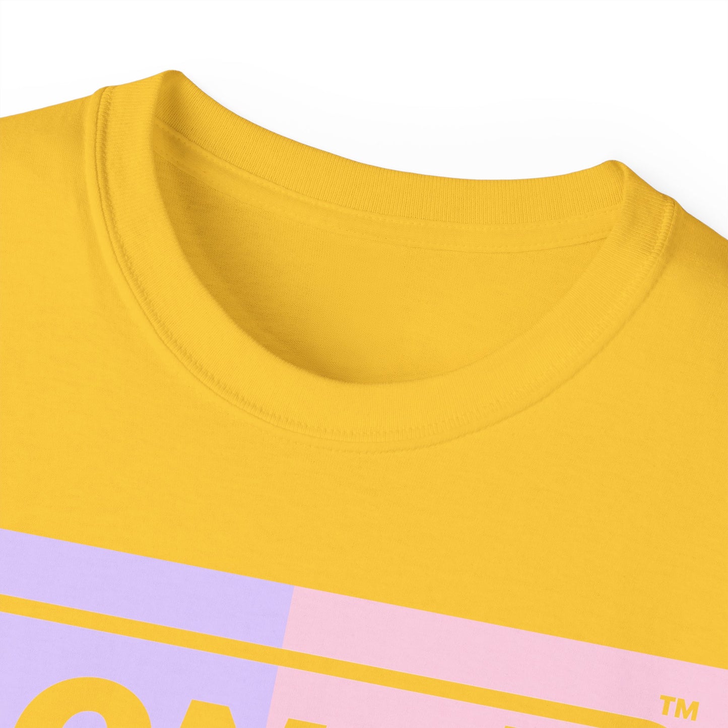 LongD® Logo Cotton Tee (Easter pastel variety in negative text)