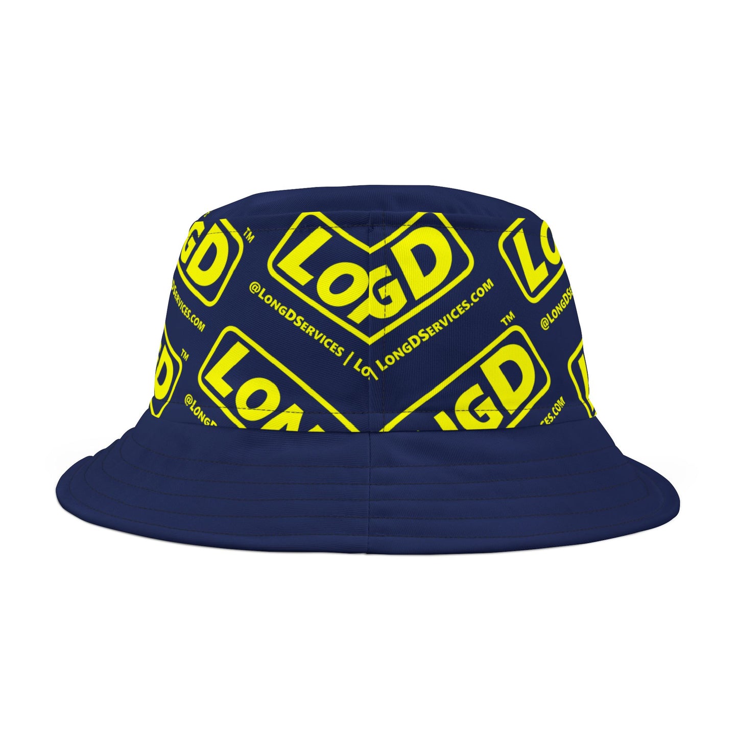 Repeat grid of Reverse Logo Bucket Hat