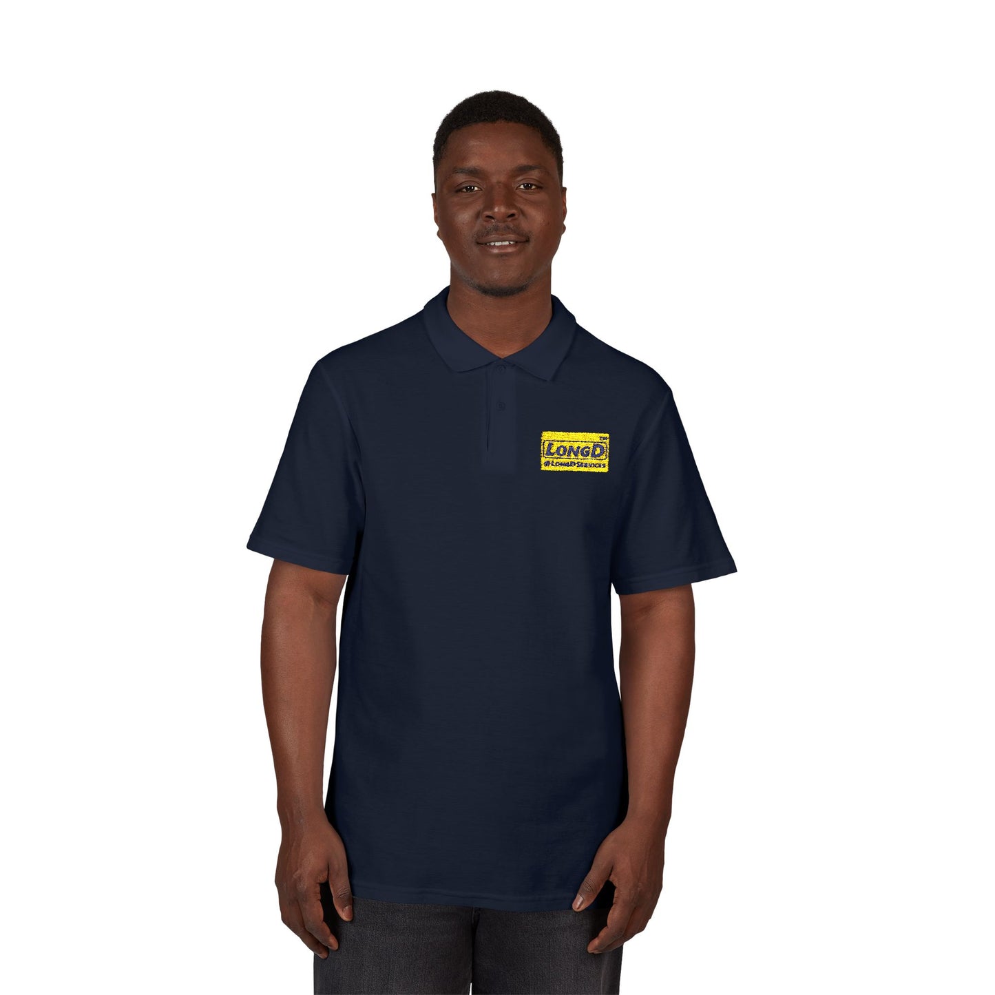 Embroidered LongD Official Logo Polo shirt