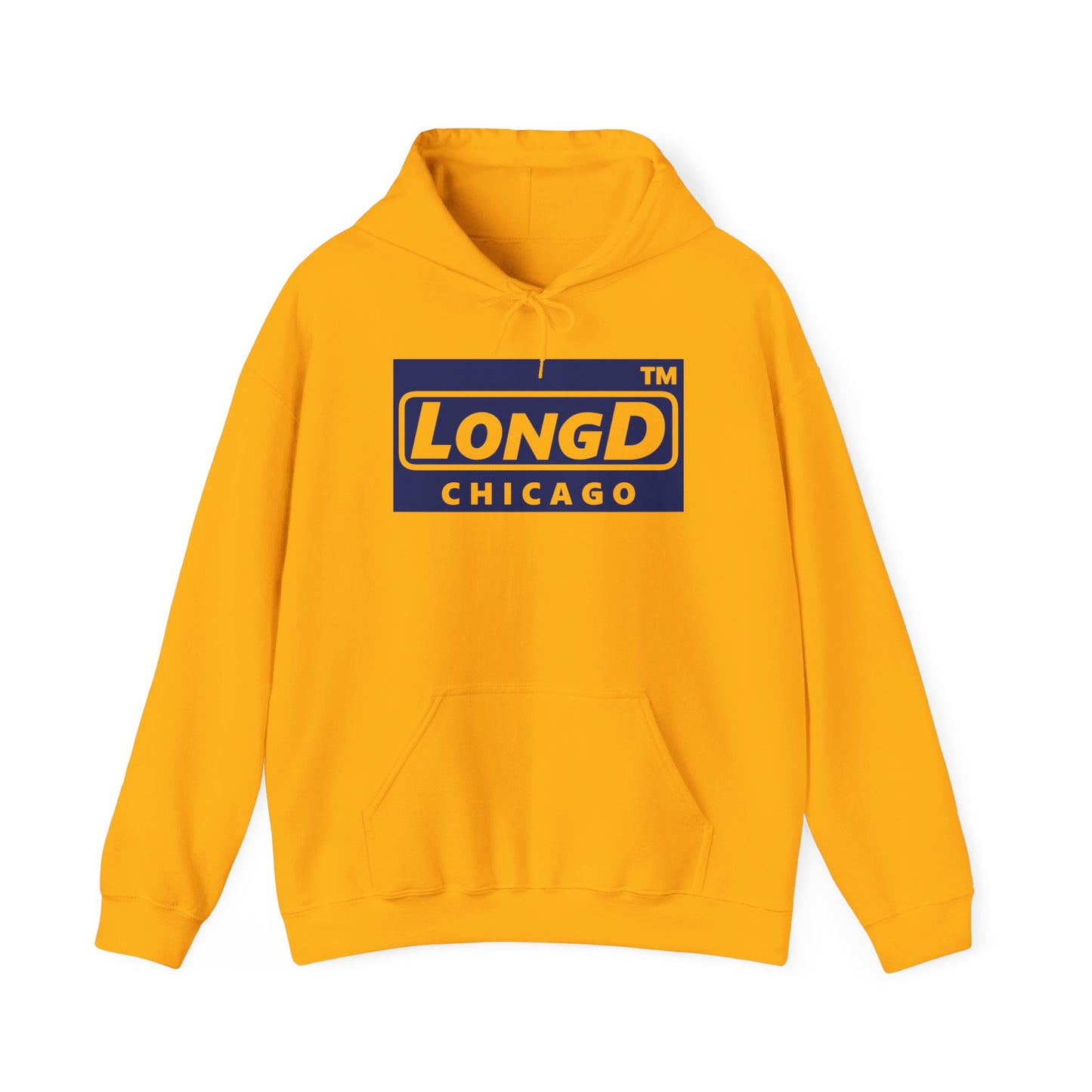 LongD® Logo (negative Chicago version) Hoodie