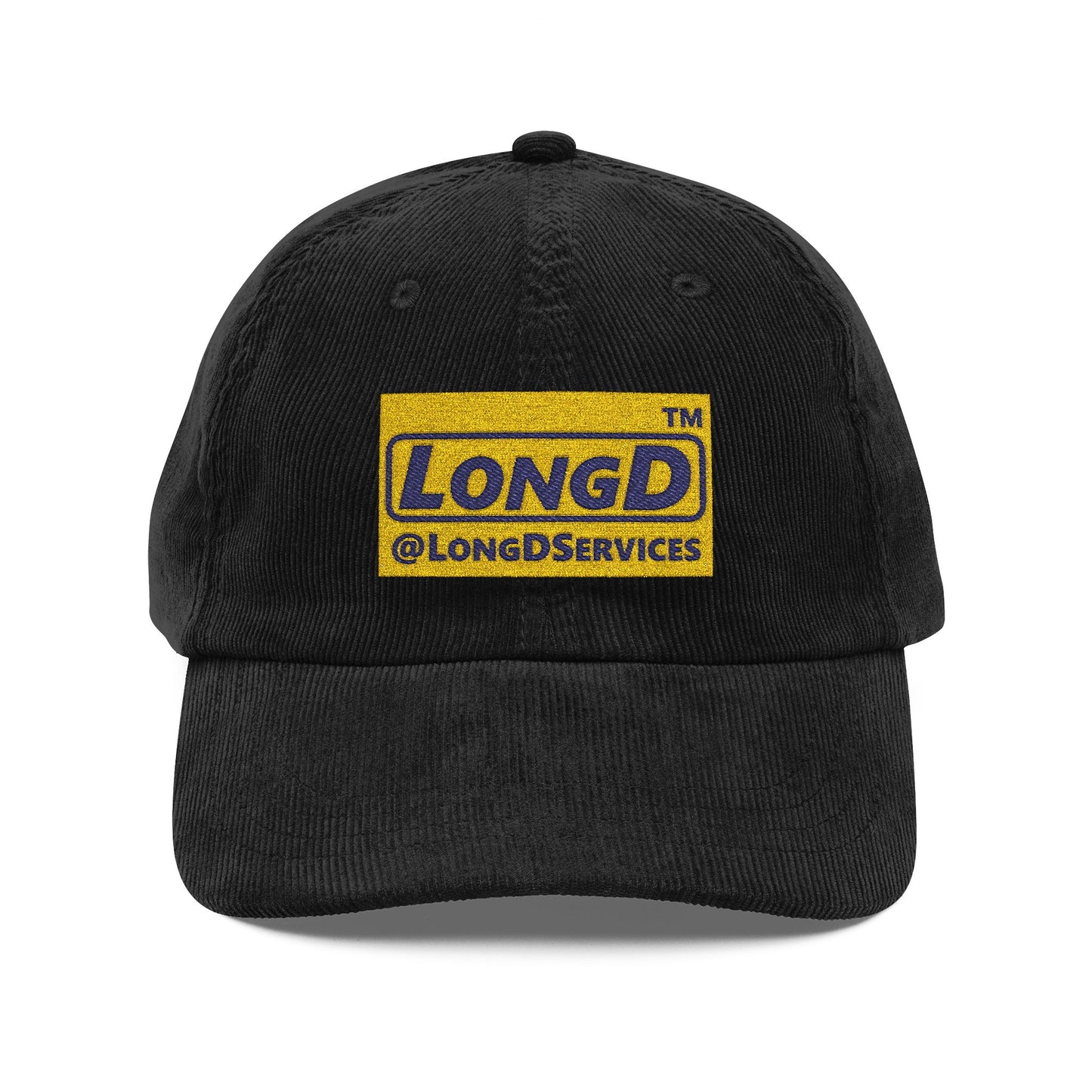 Embroidered Corduroy Cap Official logo