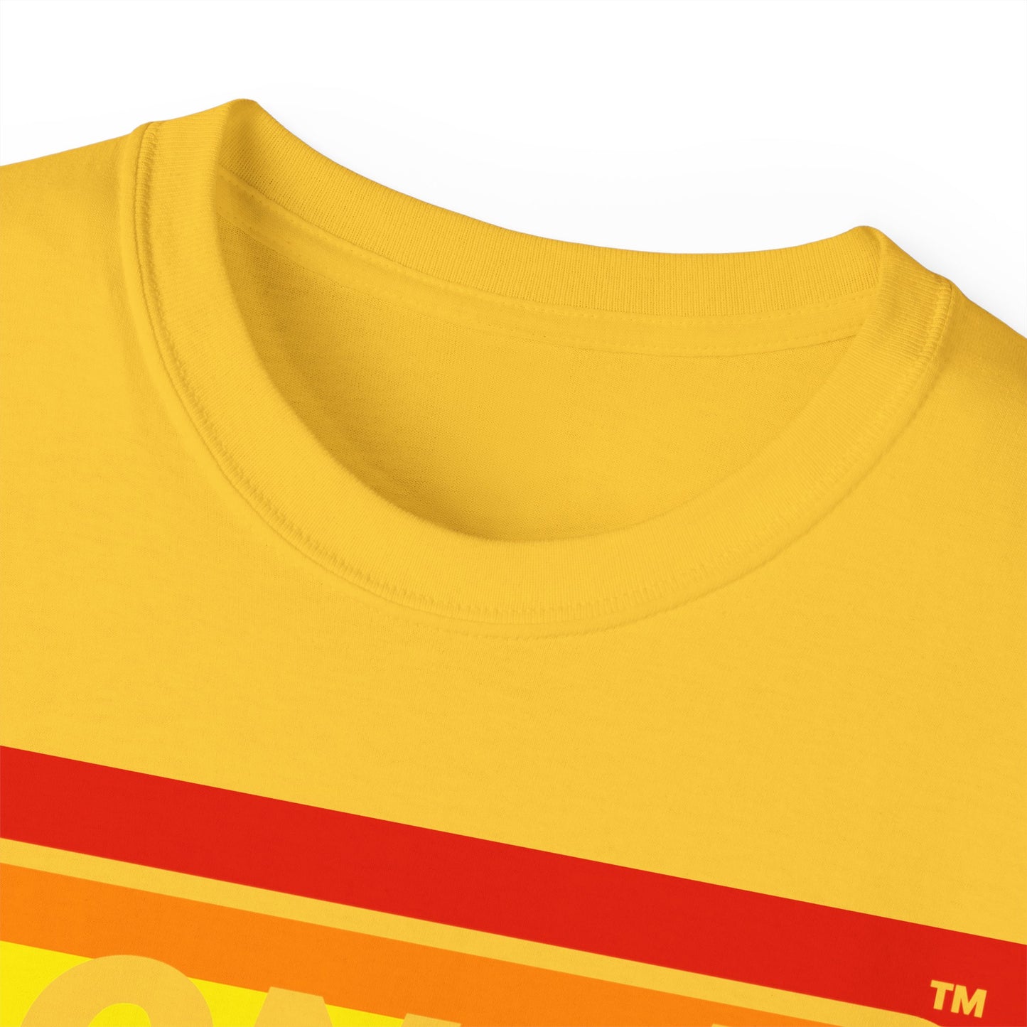 LongD® Logo Cotton Tee Pride striped negative text