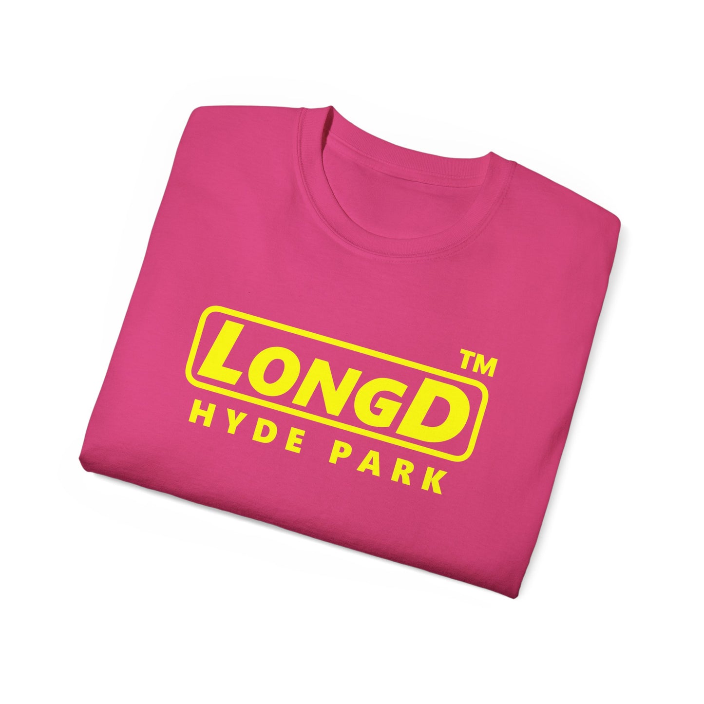 LongD® Logo Cotton Tee positive reverse basic Hyde Park logo