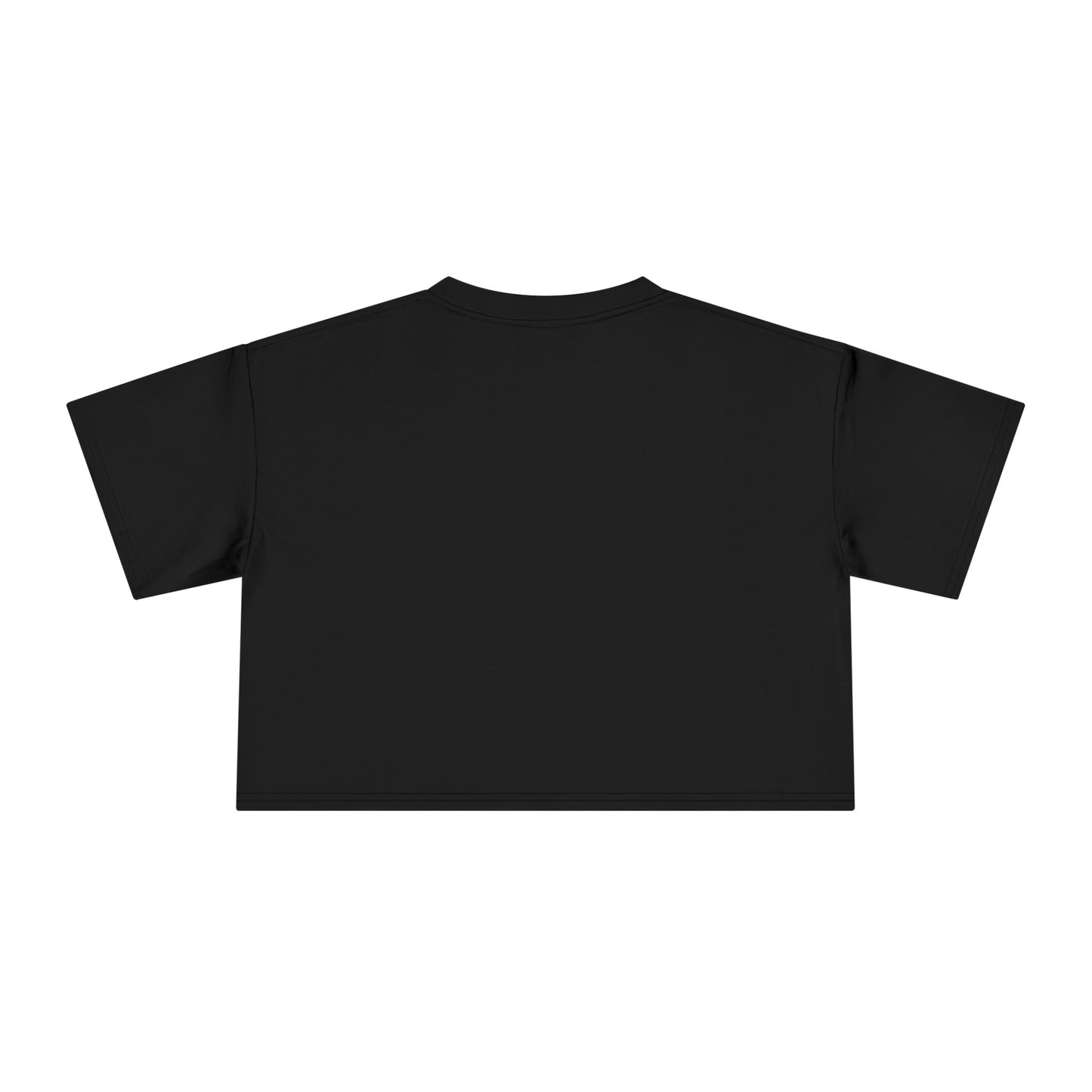 I Luv LongD Logo Women's Crop Tee (Pride color rainbow positive top negative bottom logo)
