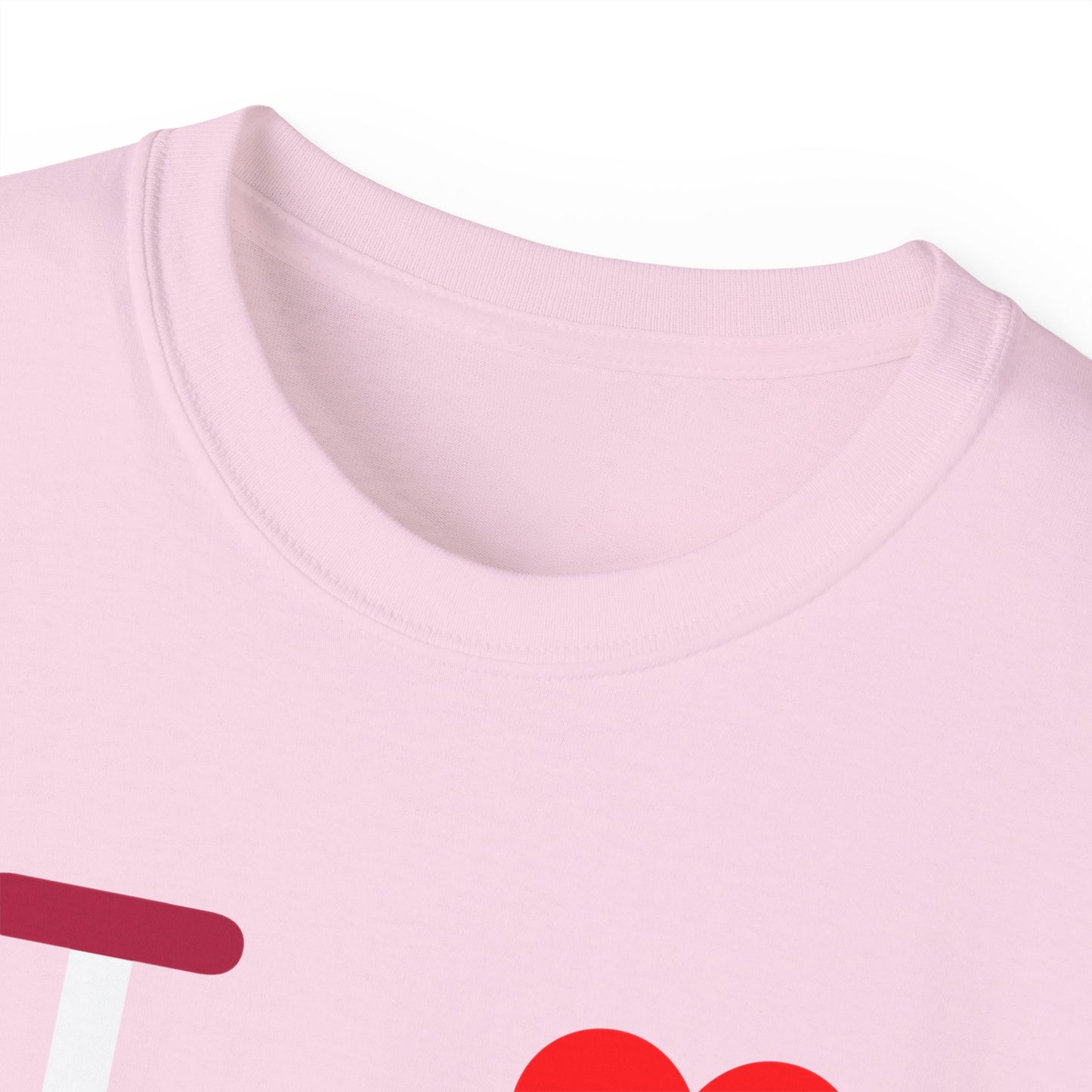 I Luv LongD® Logo Cotton Tee Red, White and Blue positive varied elements text