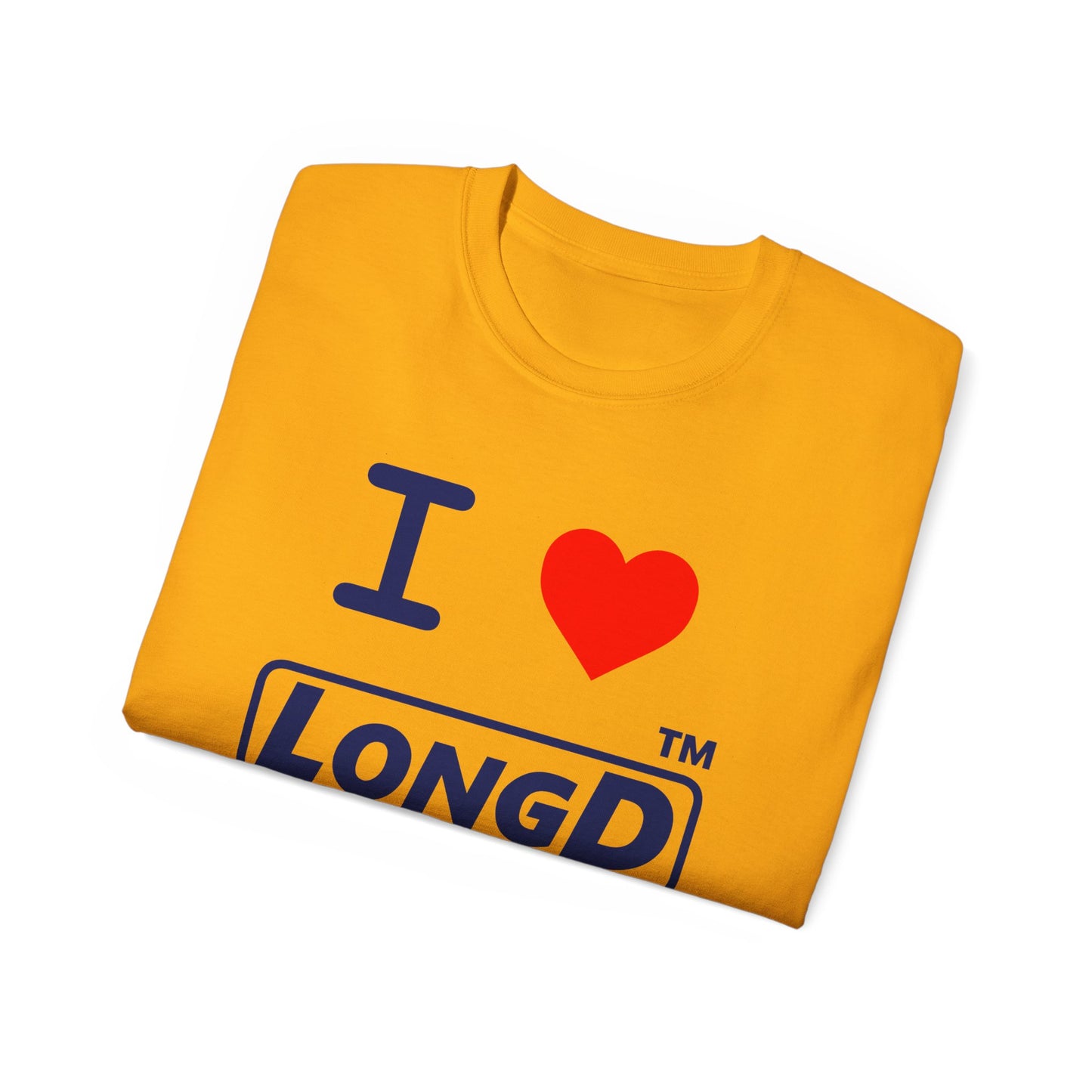 I Luv LongD® Logo Cotton Tee positive official basic Hyde Park logo