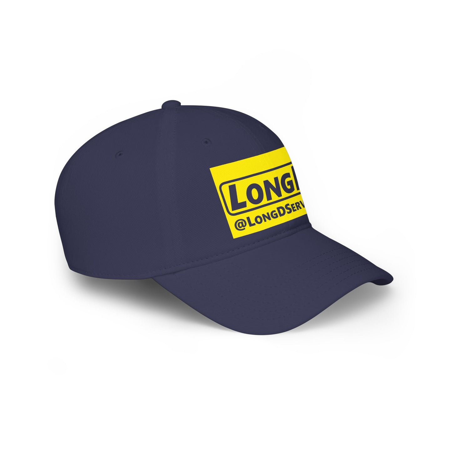 LongD Logo 100% Cotton Velcro Baseball Cap (Negative Tag)