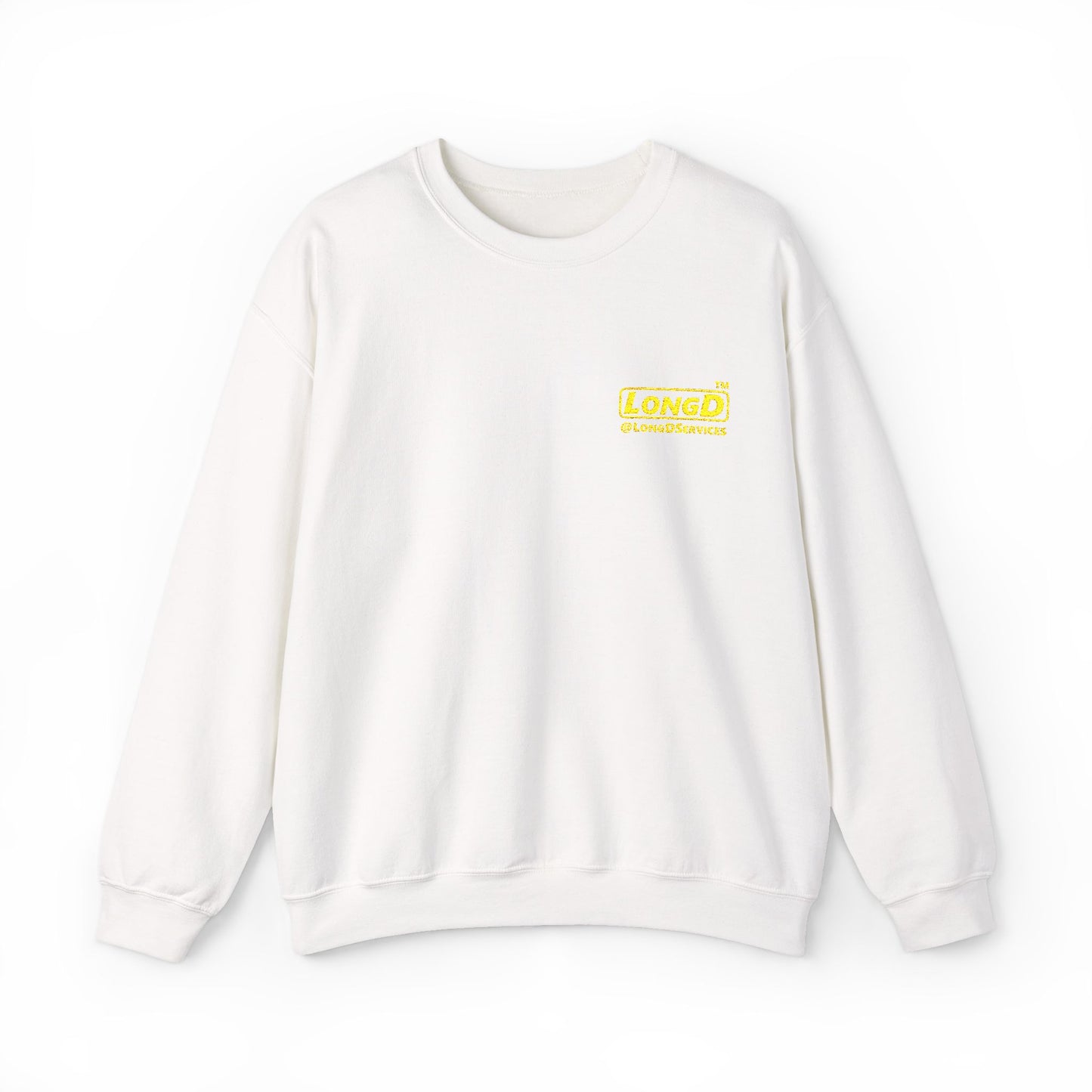 Embroidered Unisex Heavy Blend™ Crewneck Sweatshirt alternate (reverse) basic logo