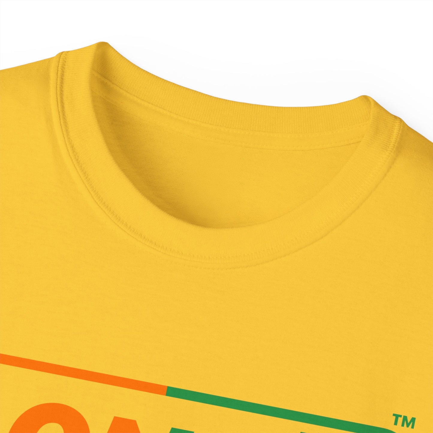 LongD® Logo Cotton Tee (St. Patrick's Day -Irish Green and Irish Orange right-left split0