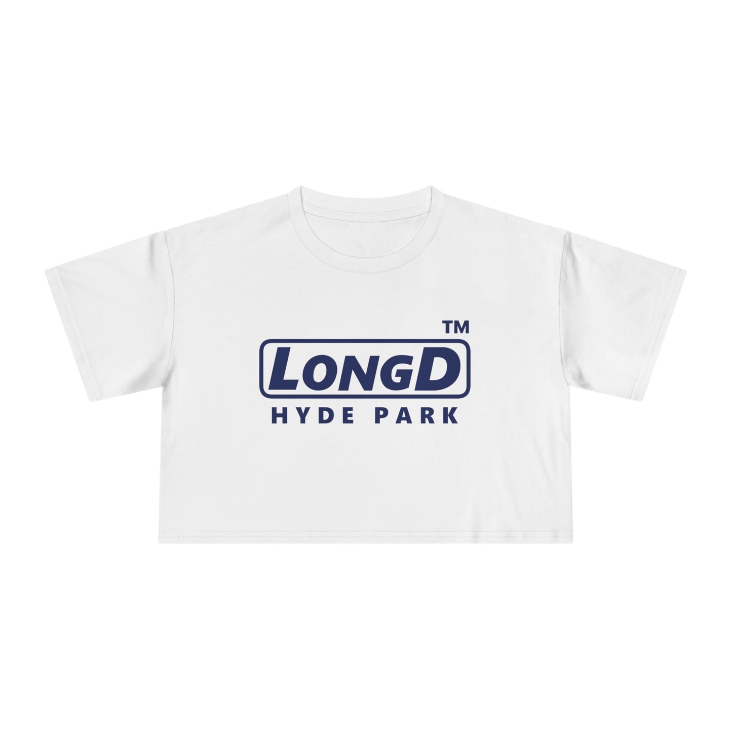 LongD Logo (Hyde Park positive official) Women's Crop Tee