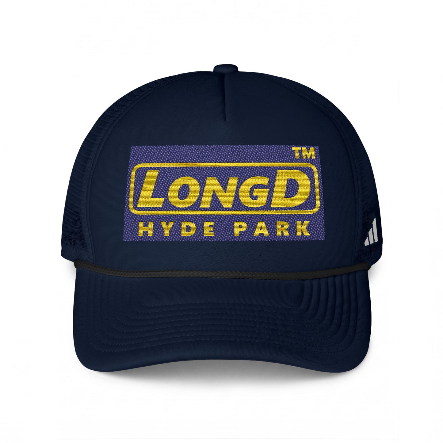 adidas reverse official Hyde Park logo trucker cap
