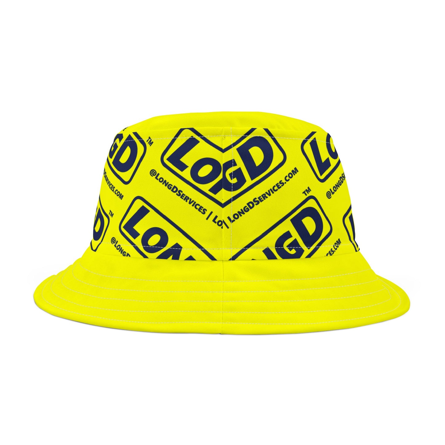 Repeat grid of Official Logo Bucket Hat