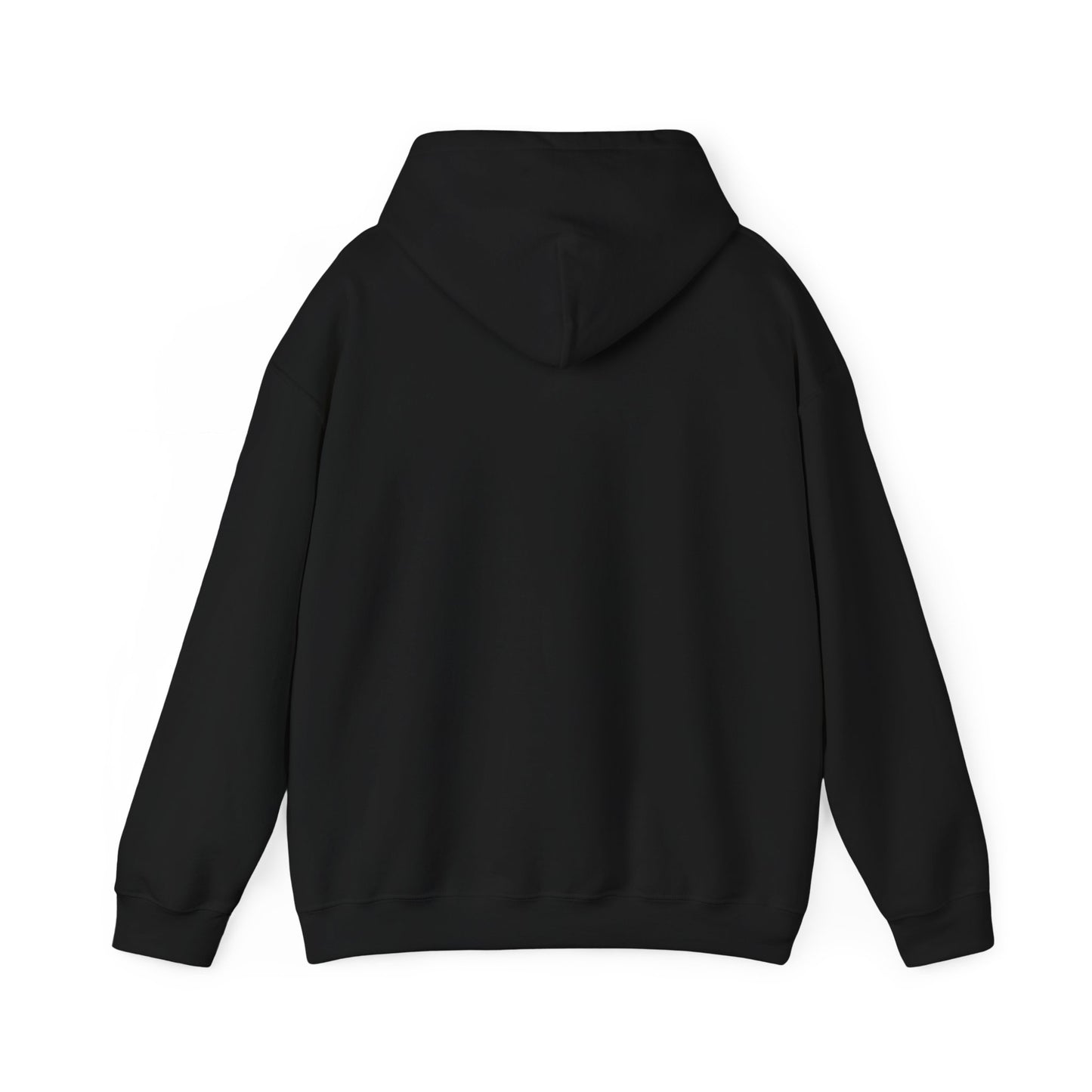 I Luv LongD® Logo Hoodie with Pride rainbow striped negative text