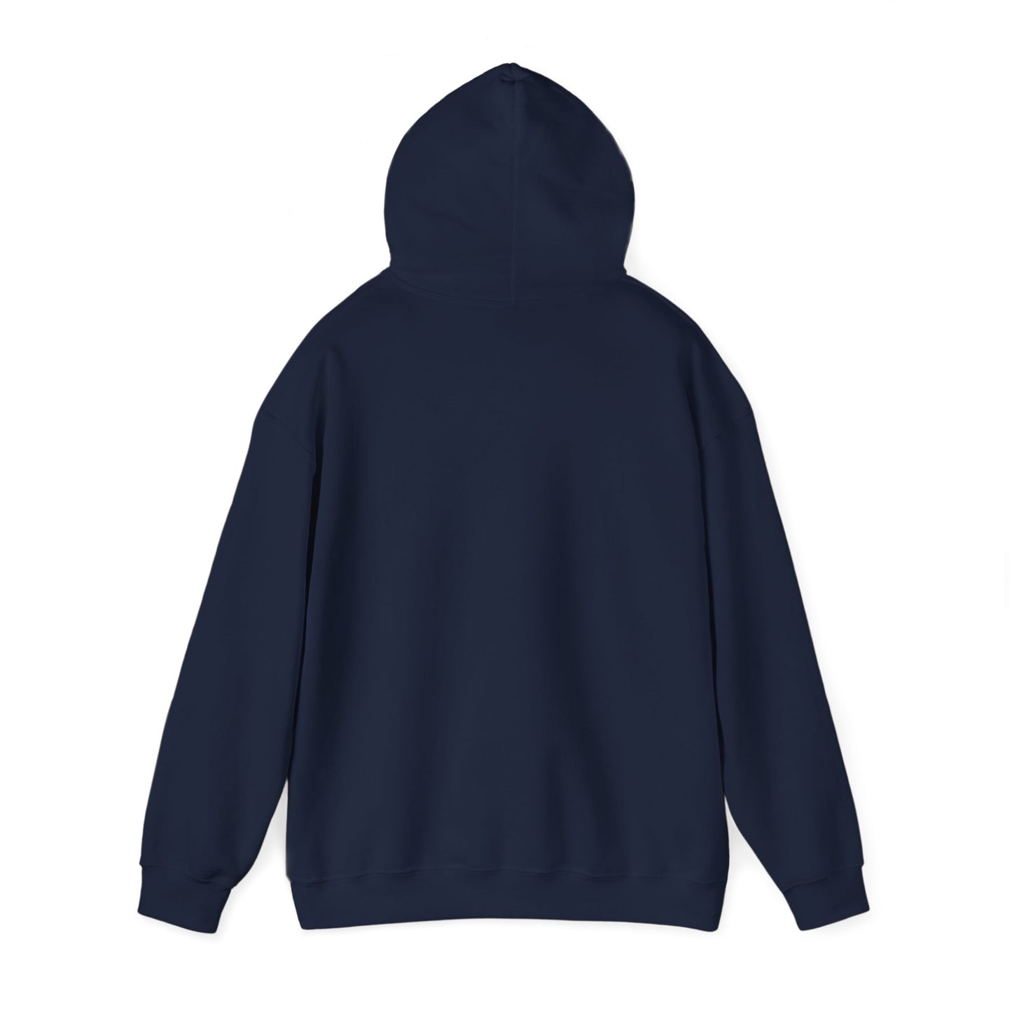 I Luv LongD® Logo Hoodie with Pride rainbow striped negative text
