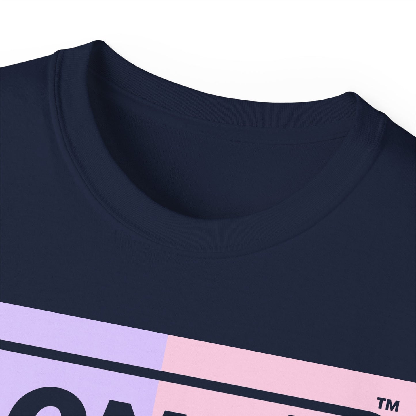 LongD® Logo Cotton Tee (Easter pastel variety in negative text)