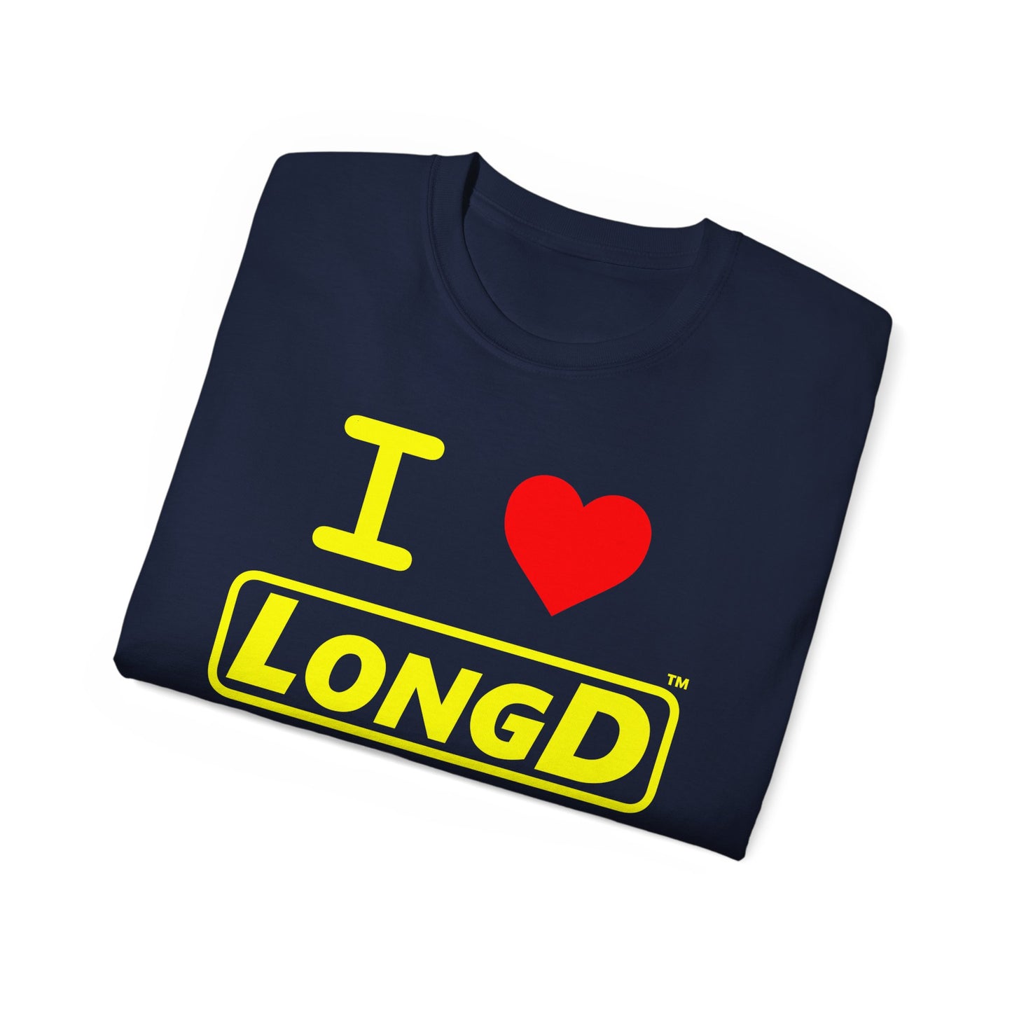 I Luv LongD Reverse Logo Cotton Tee