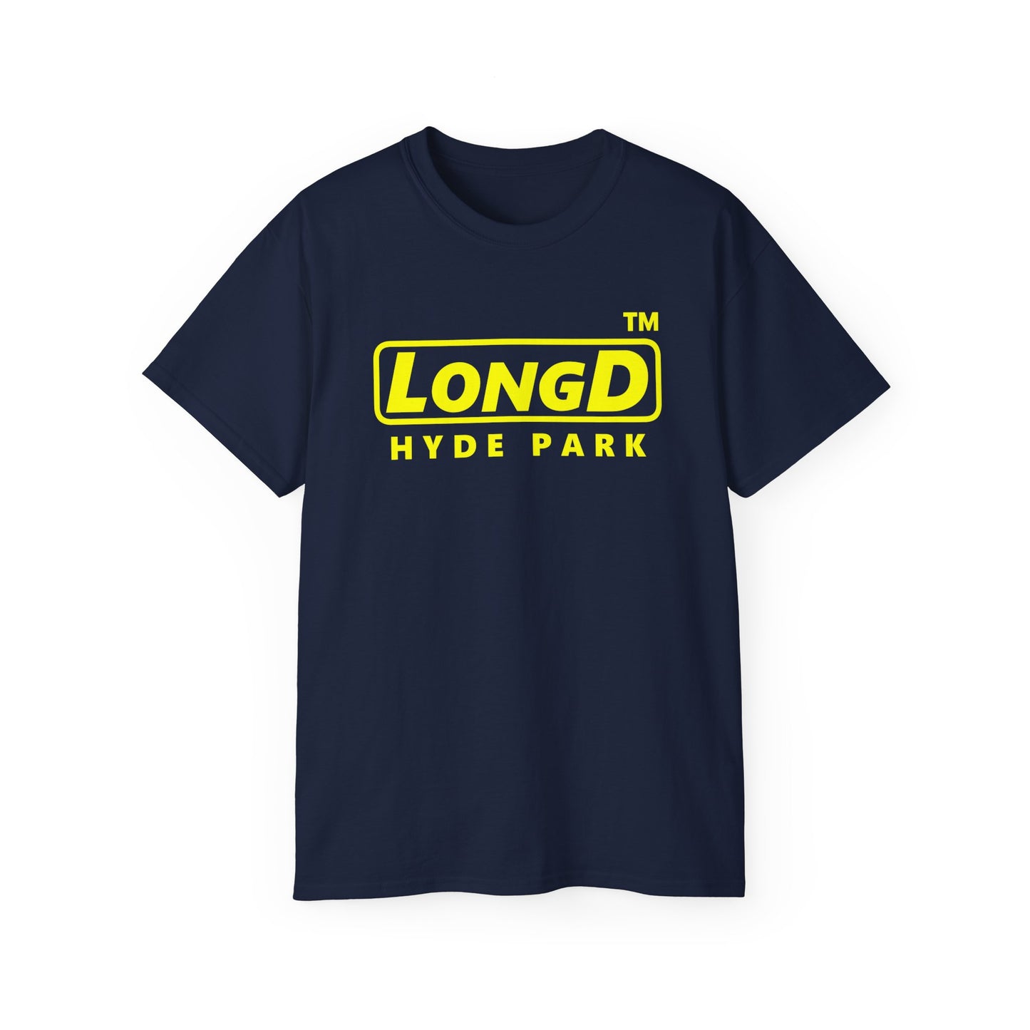 LongD® Logo Cotton Tee positive reverse basic Hyde Park logo