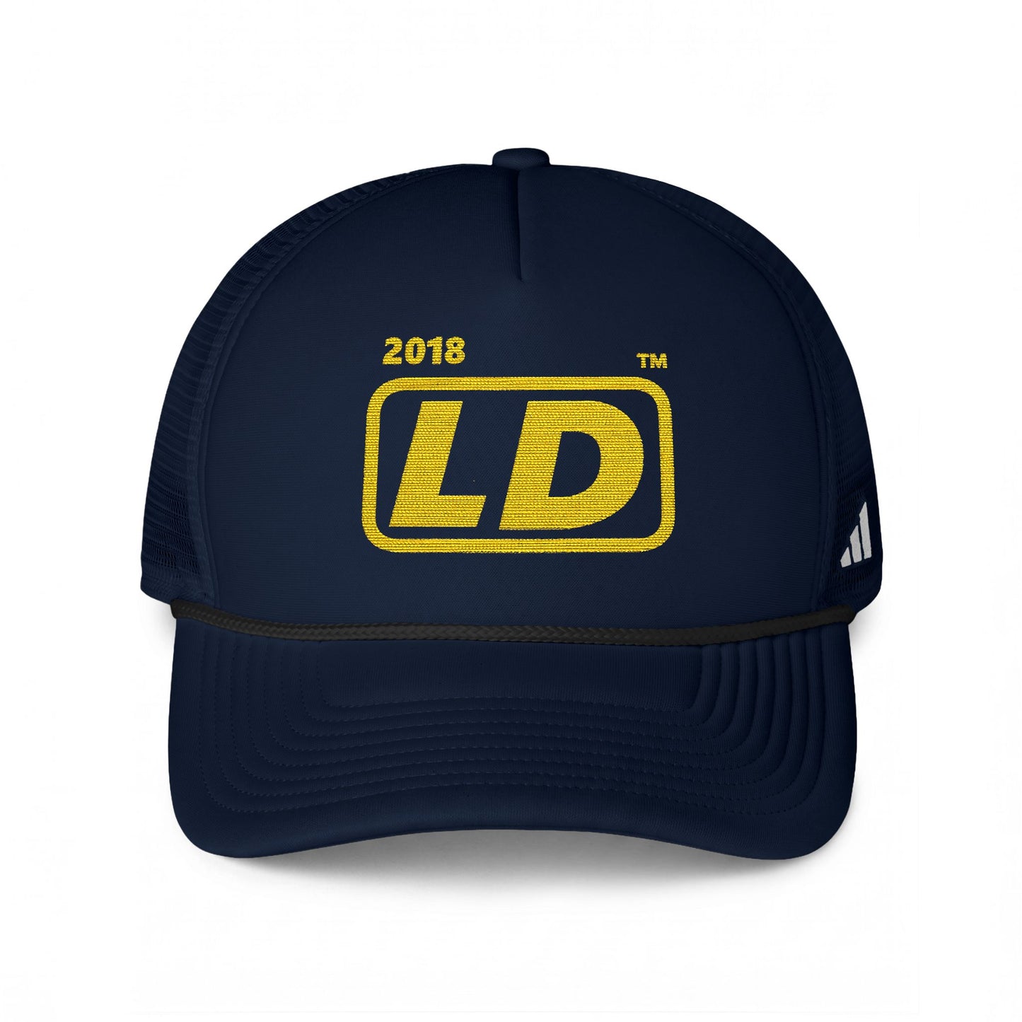 adidas reverse official basic initials logo trucker cap