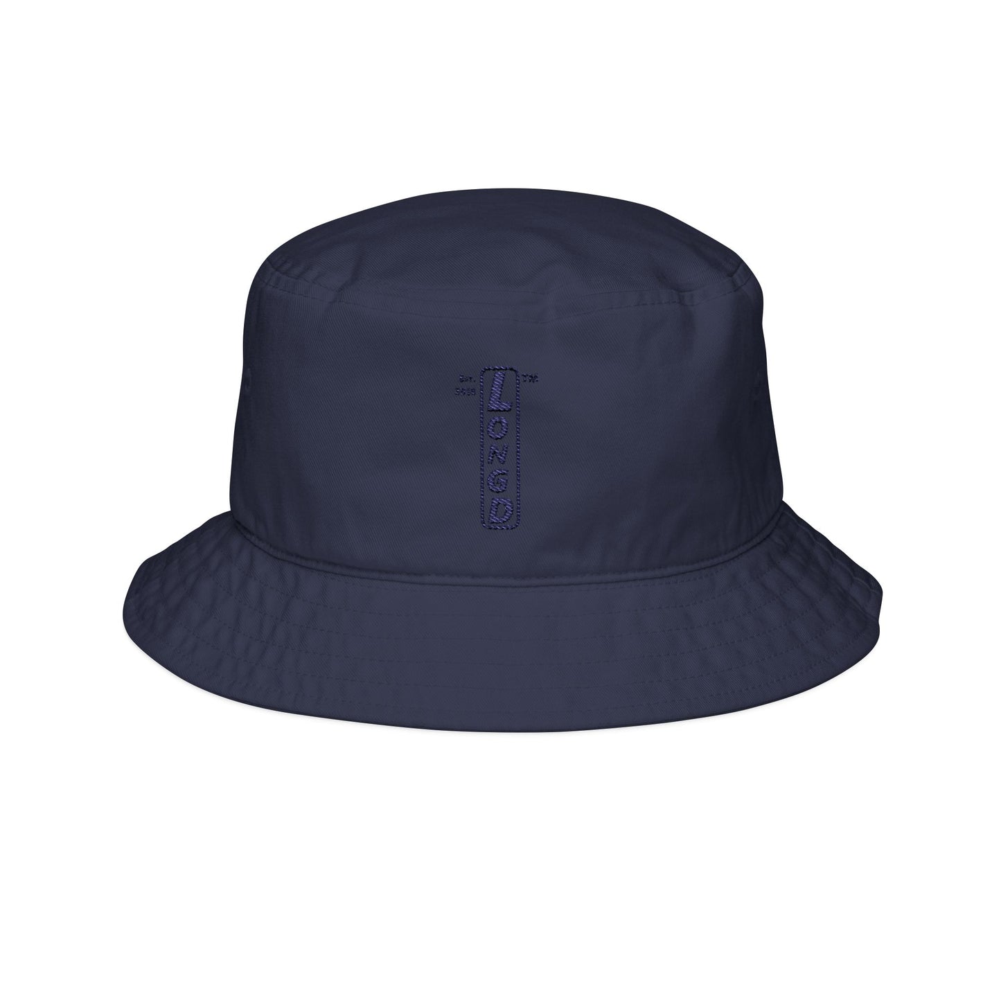 Embroidered official basic upright logo bucket hat