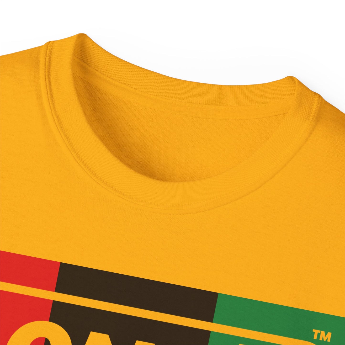 LongD® Logo Cotton Tee Juneteenth negative thirds text