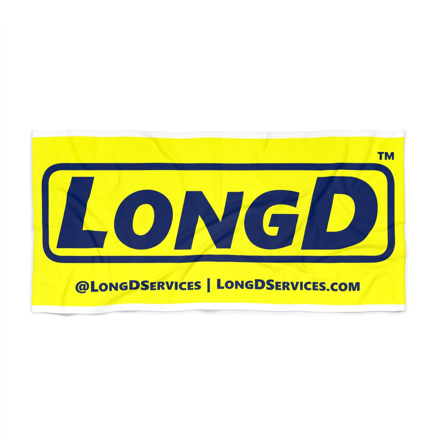 LongD Logo Beach Towel