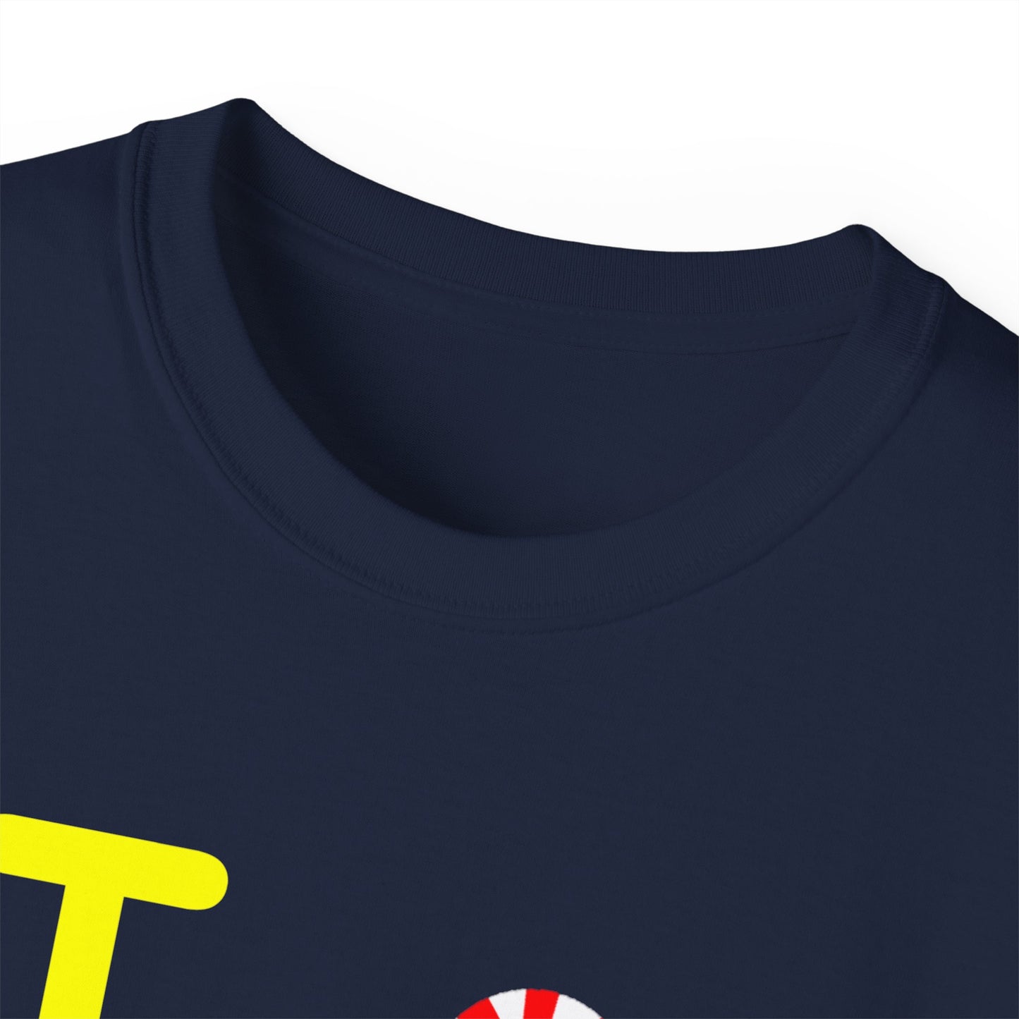 I Candy Cane LongD Logo Cotton Tee (yellow text)