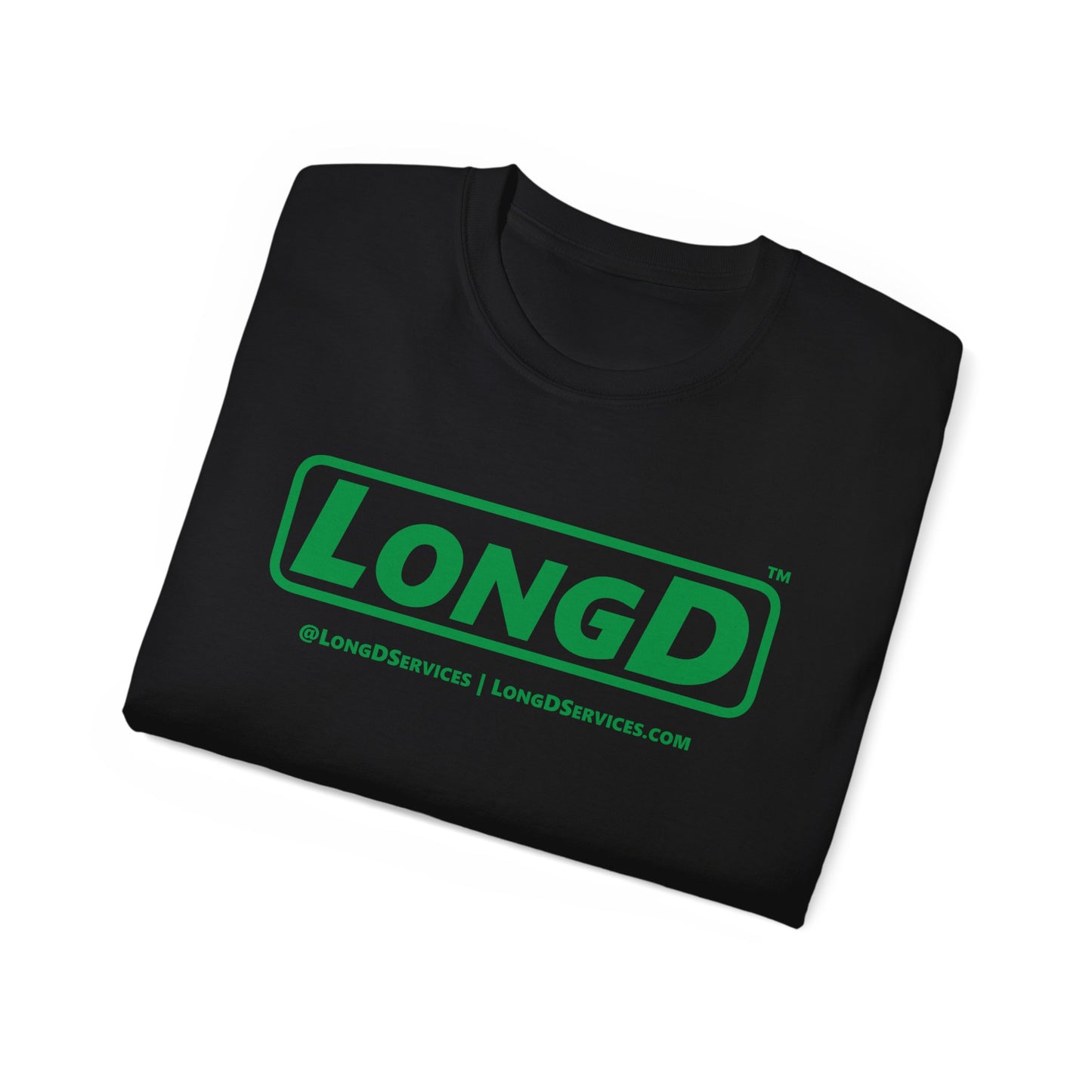 LongD® Logo Cotton Tee (St. Patrick's Day -Irish Green)