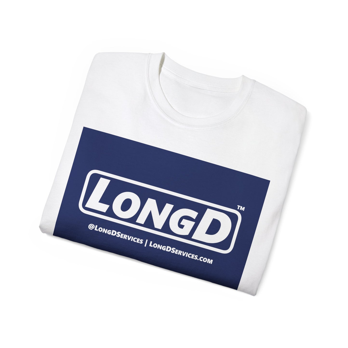 LongD Negative Logo Cotton Tee (Big block)