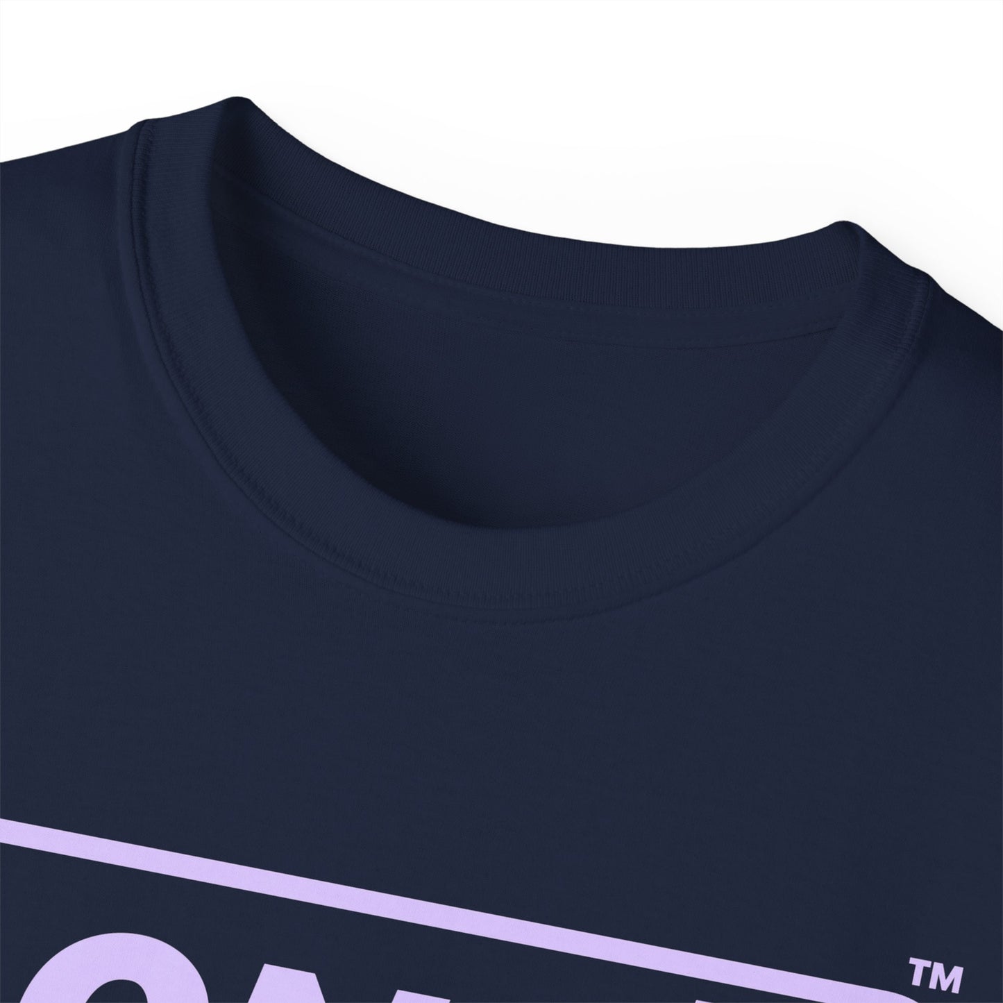 LongD® Logo Cotton Tee (Easter pastel purple in positive text)