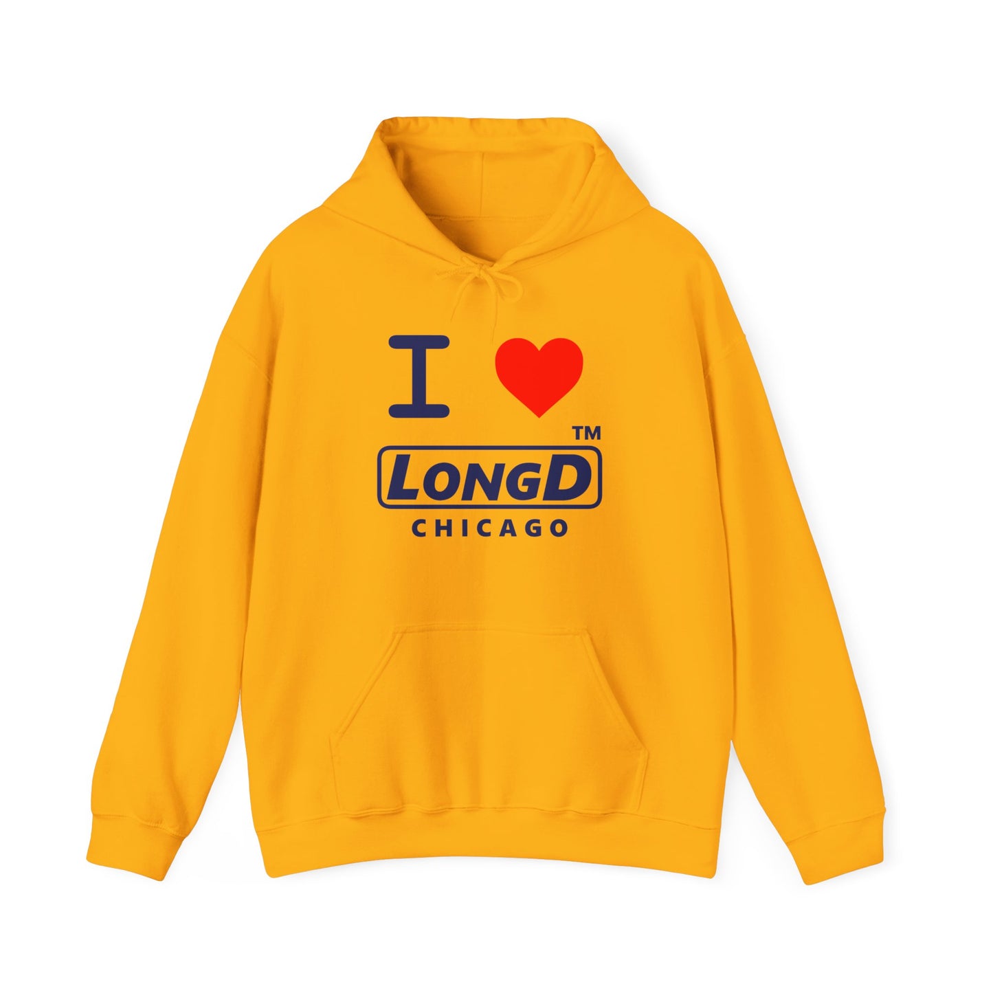 I Luv LongD® Logo (positive Chicago version) Hoodie