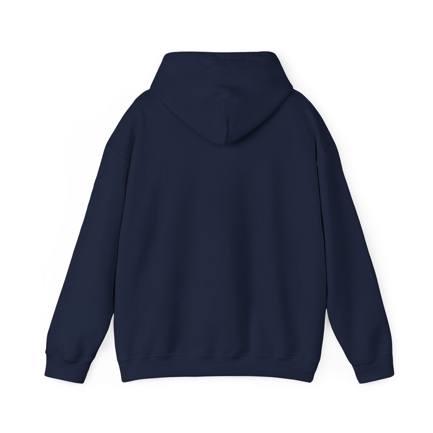 I Luv LongD® Logo Hoodie with Pride rainbow striped negative text