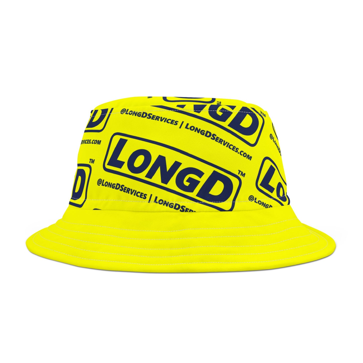 Repeat grid of Official Logo Bucket Hat