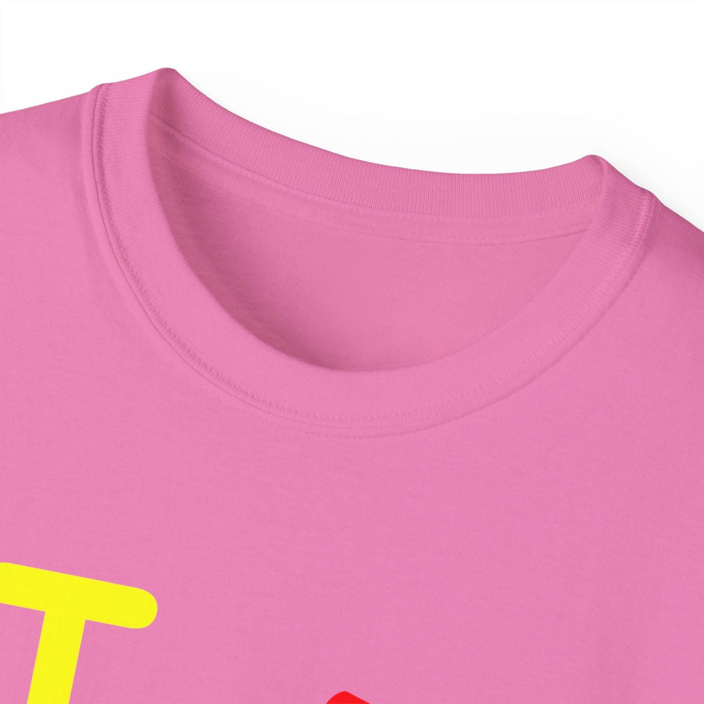 I Firecracker LongD® Reverse Logo Cotton Tee Red firecracker (no blue or white)