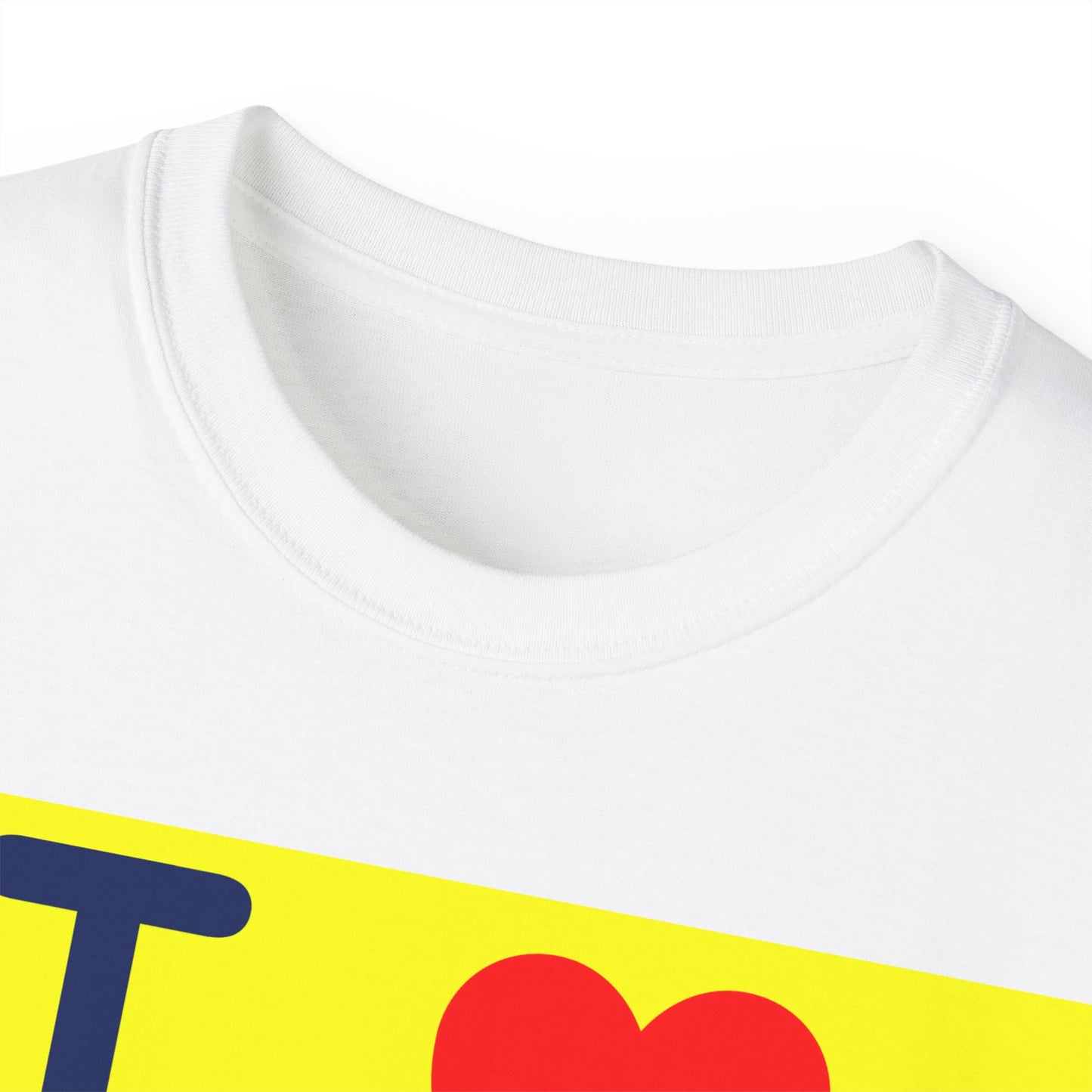 I Luv LongD Reverse Negative Style Logo Cotton Tee