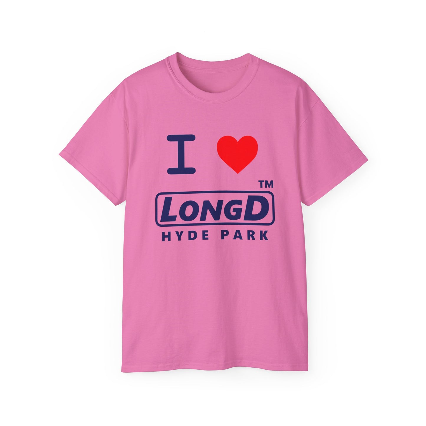 I Luv LongD® Logo Cotton Tee positive official basic Hyde Park logo