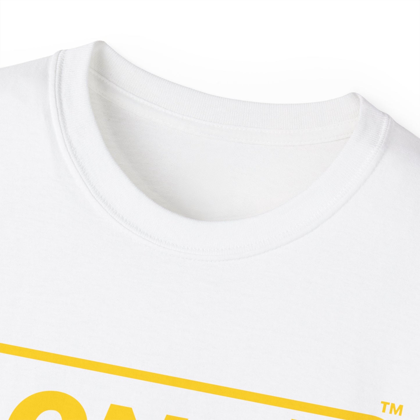 LongD® Logo Cotton Tee (St. Patrick's Day -Irish Green and Golden Yellow top-bottom split)