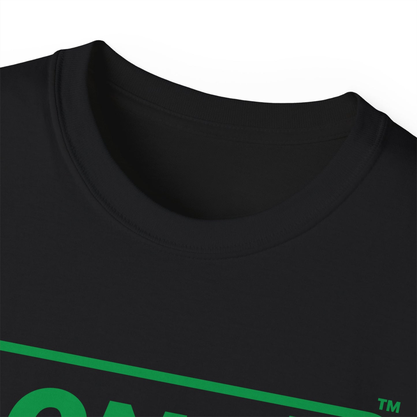 LongD® Logo Cotton Tee (St. Patrick's Day -Irish Green and Irish Orange top-bottom split)
