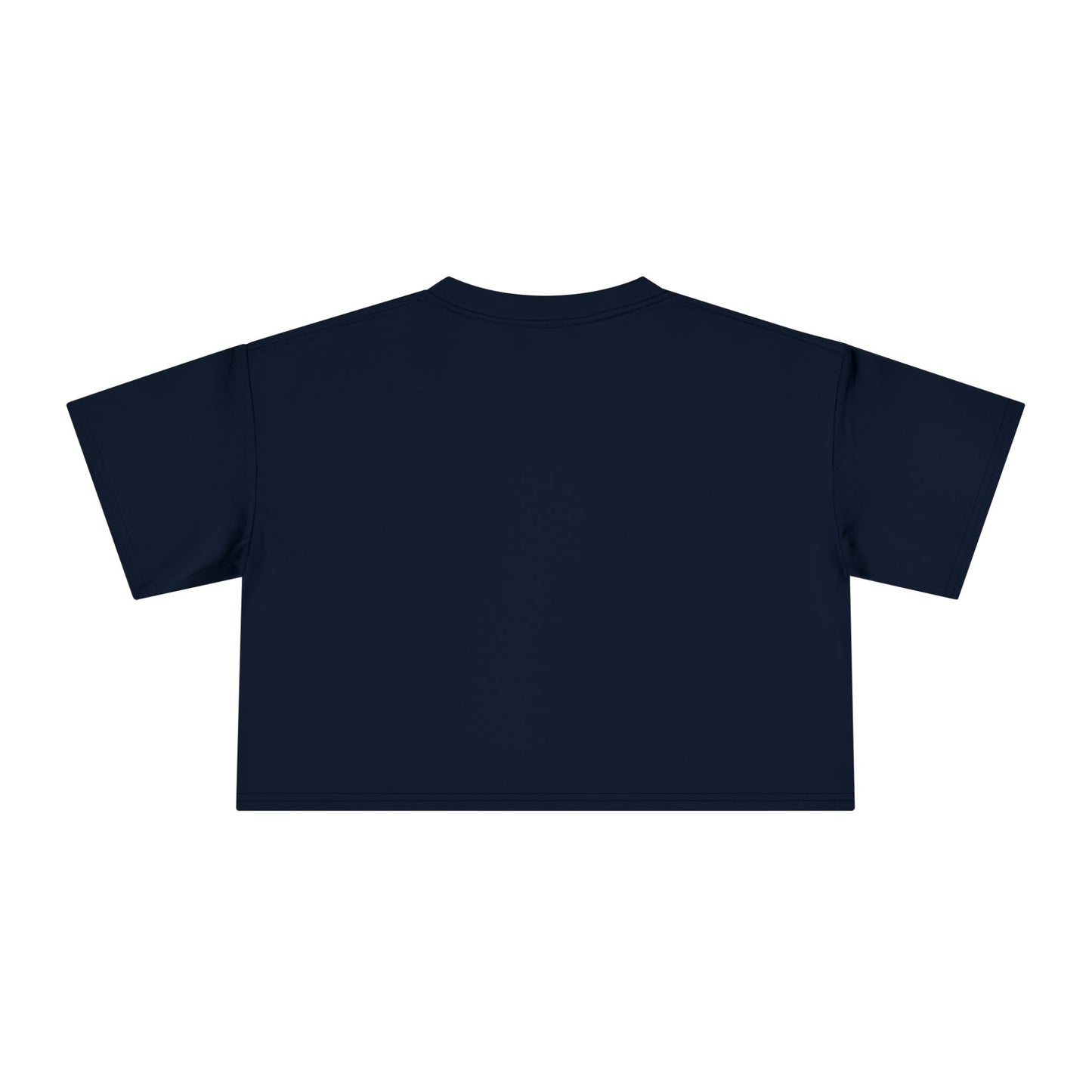 I Pumpkin LongD Logo Crop Tee blue basic Chicago logo