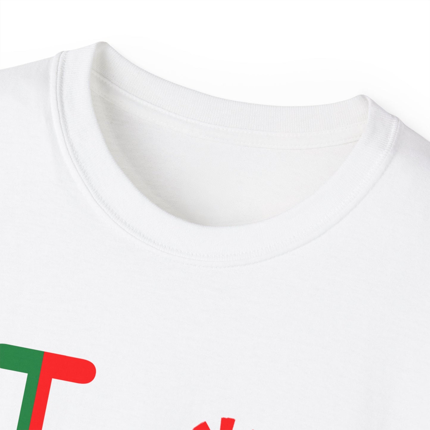 I Candy Cane LongD Logo Cotton Tee (half split)