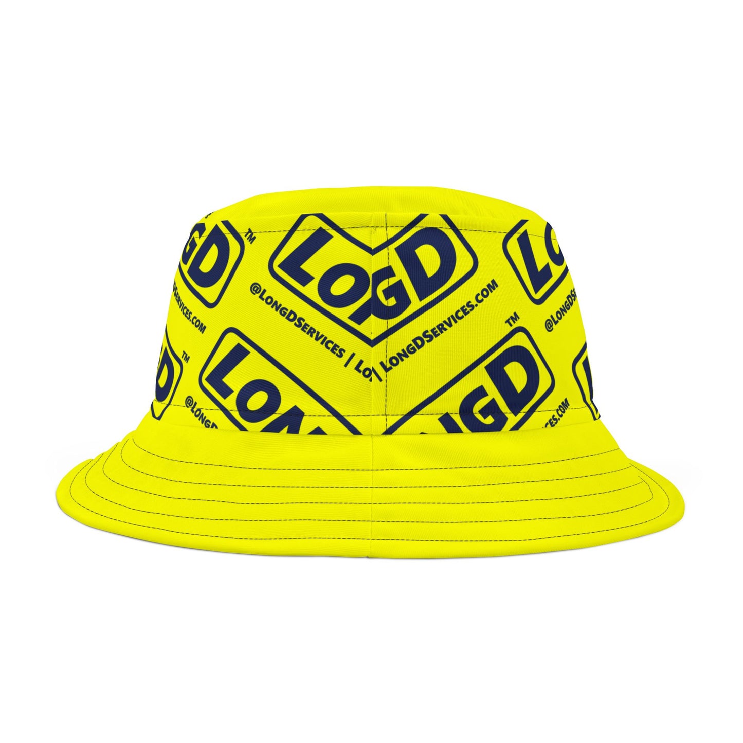 Repeat grid of Official Logo Bucket Hat