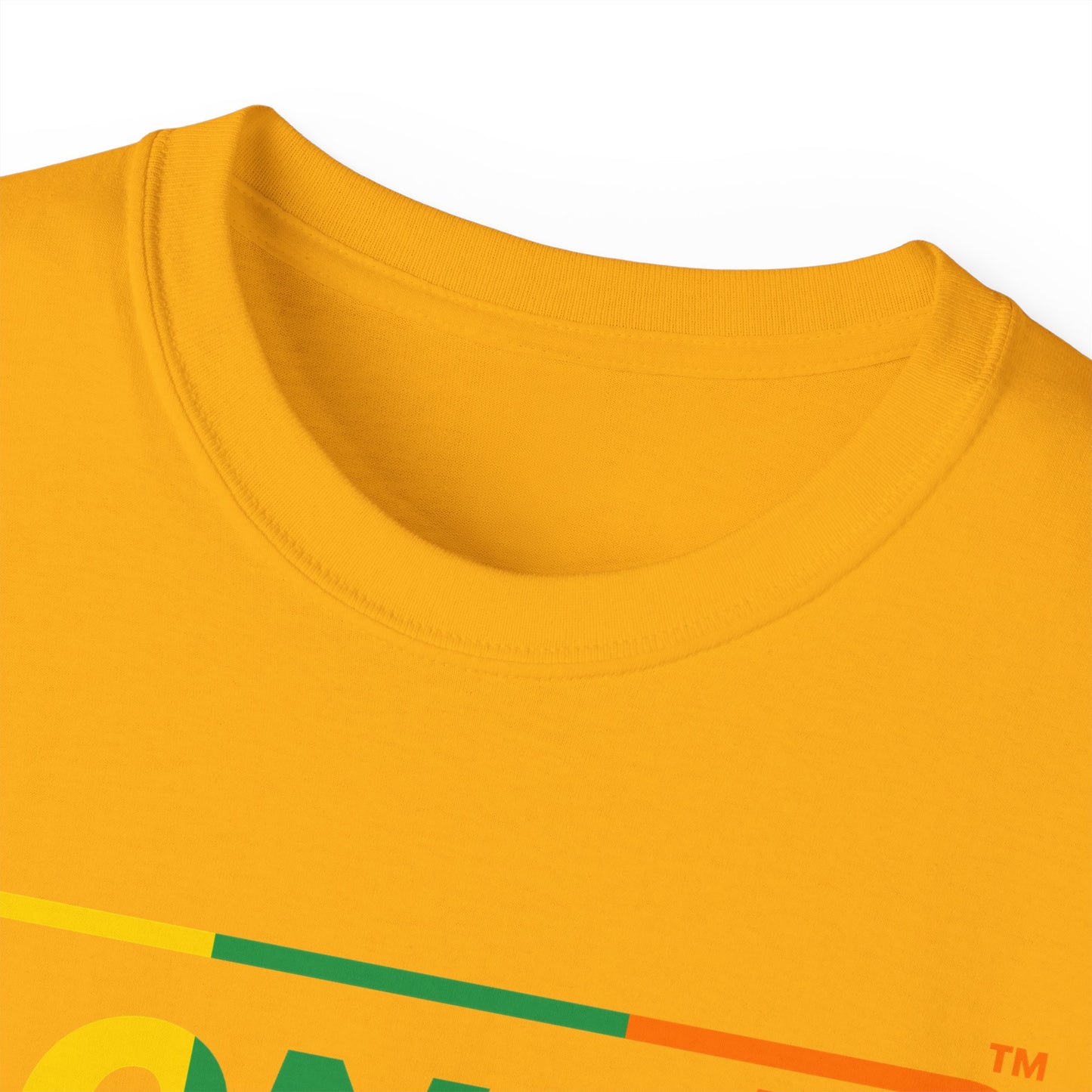 LongD® Logo Cotton Tee (St. Patrick's Day -Irish Green, Golden Yellow and Irish Orange thirds)