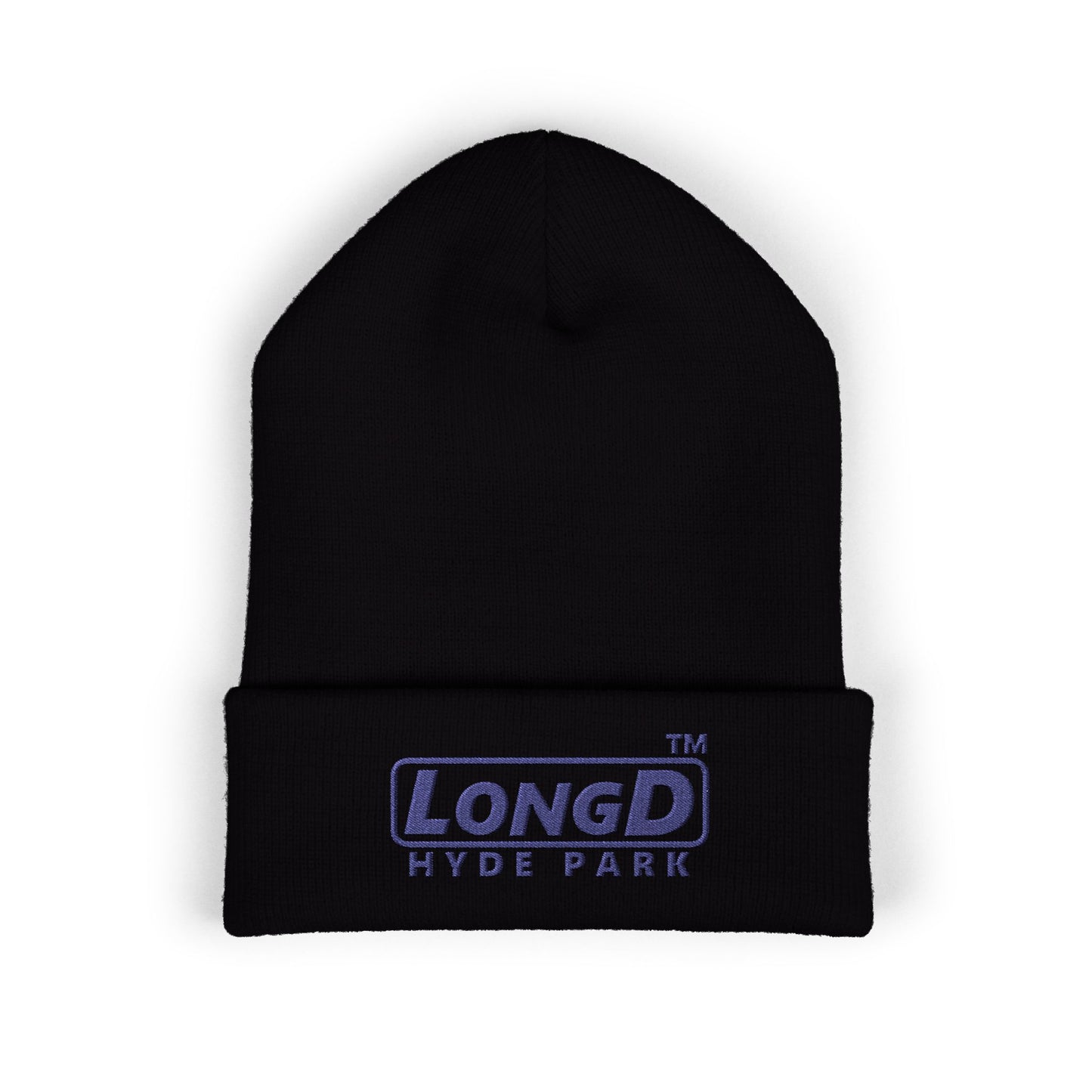 Embroidered Classic Cuffed Beanie Official Basic Hyde Park Logo