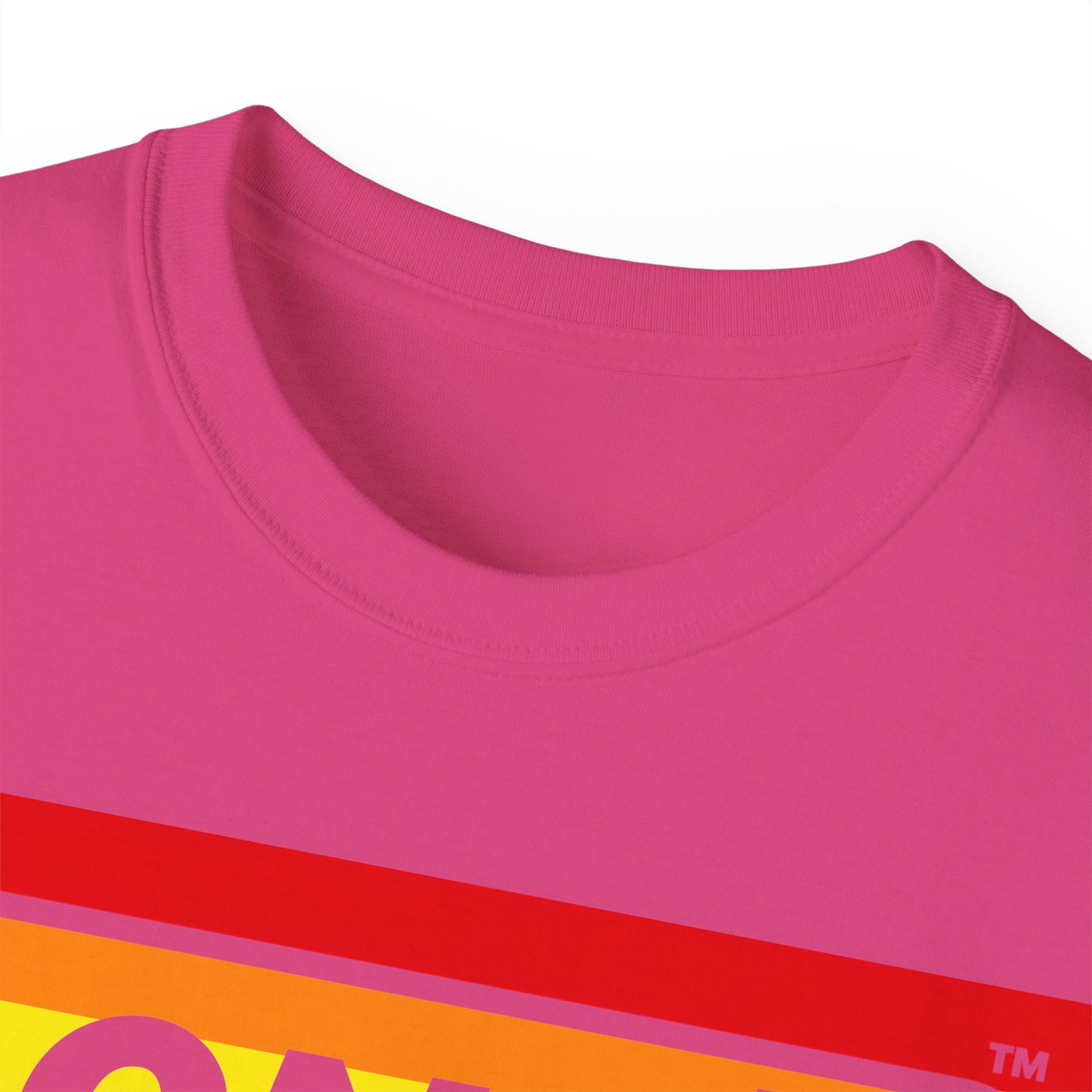 LongD® Logo Cotton Tee Pride striped negative text
