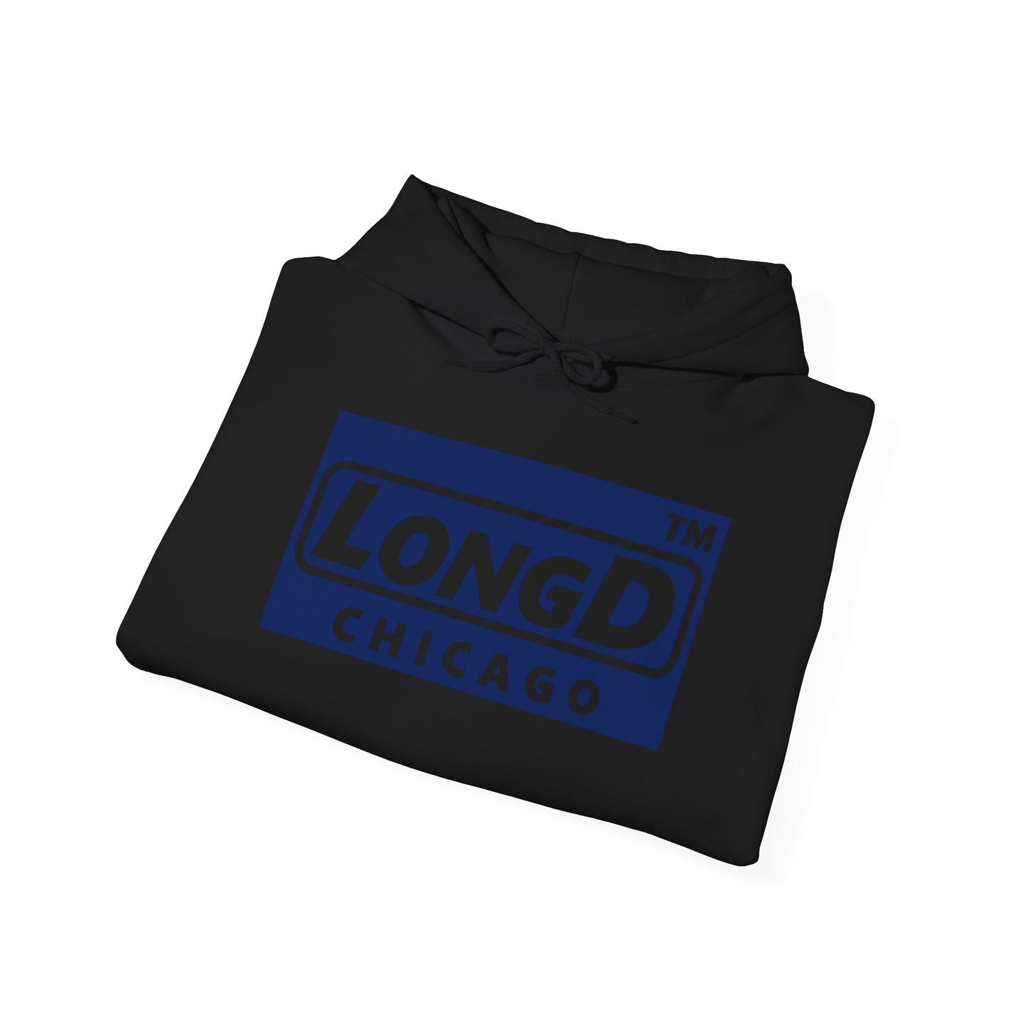 LongD® Logo (negative Chicago version) Hoodie